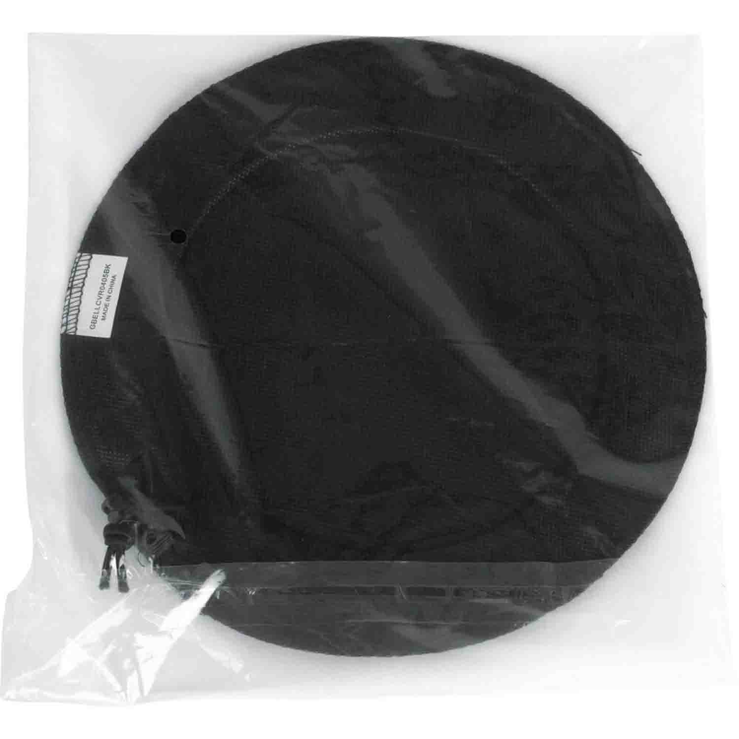 Gator Cases GBELLCVR2729BK 27-29 Inches Bell Cover with MERV 13 Filter - Black - Hollywood DJ