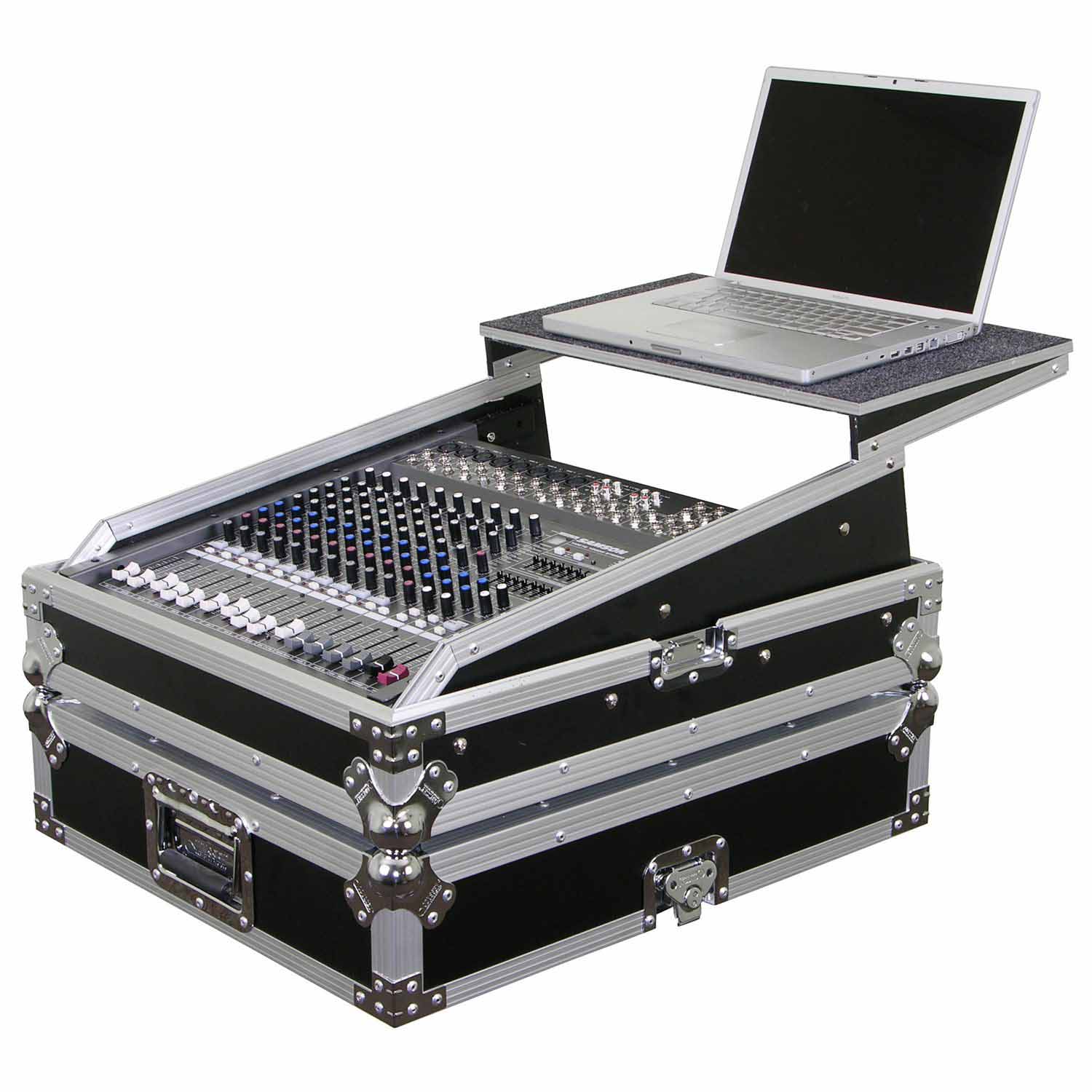 Odyssey FZGSMX1912 Universal 12U Rack Mountable Mixer Flight Case with Glide Platform Odyssey