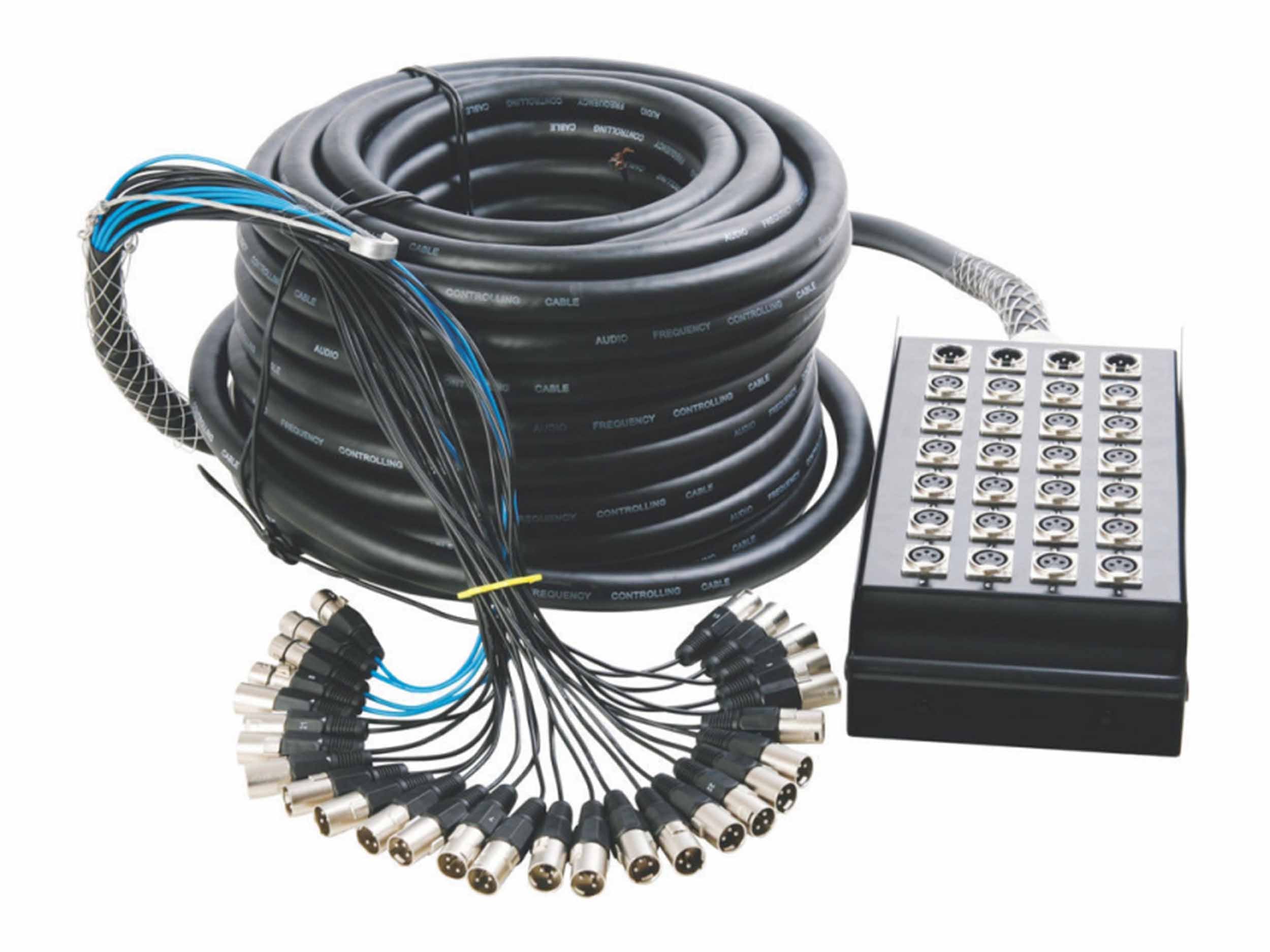 On Stage SNK24450V2, 50-Ft 24-Channel and 4-Return Stage Snake Cable On-Stage