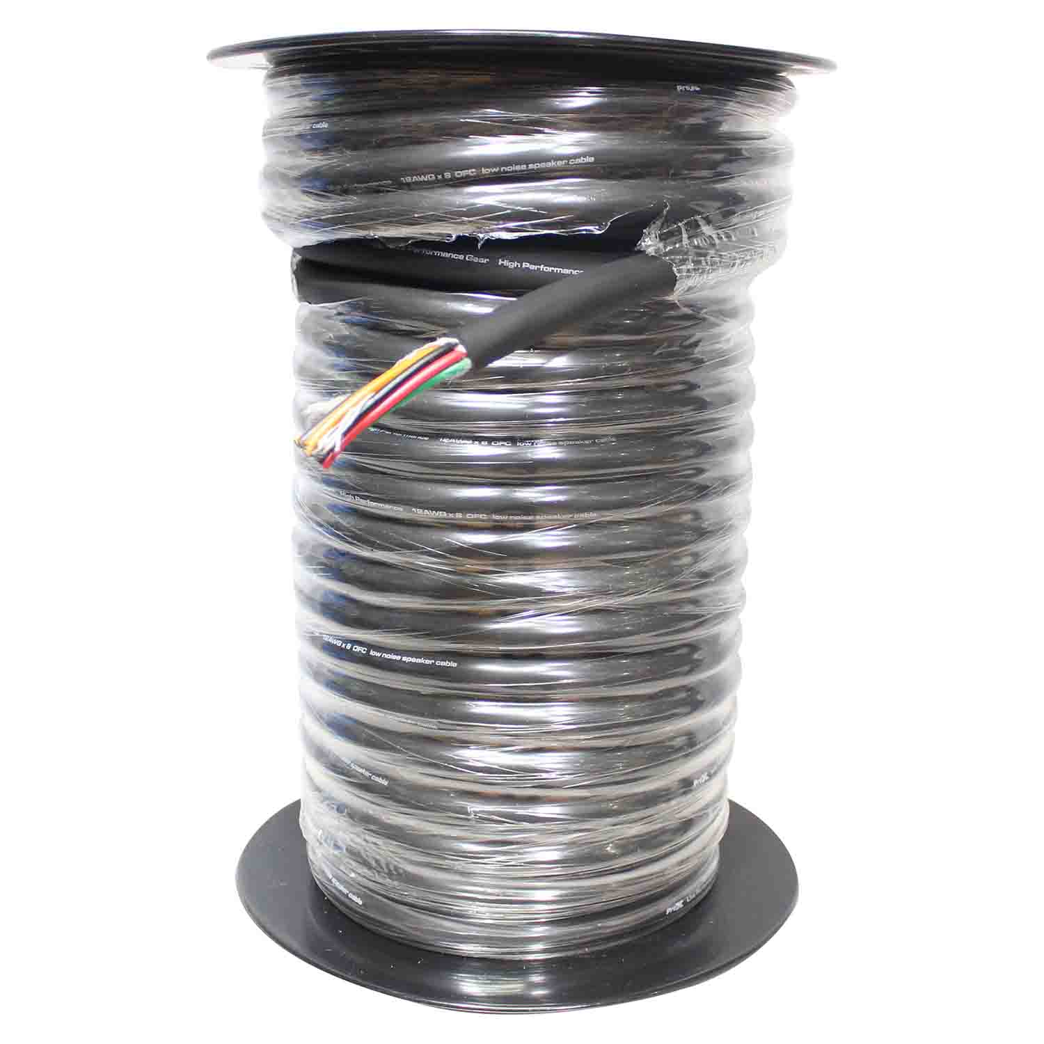 ProX XC-812-100 12 Gauge 8 Conductor High Performance Speaker Snake Cable - 100 Feet - Hollywood DJ