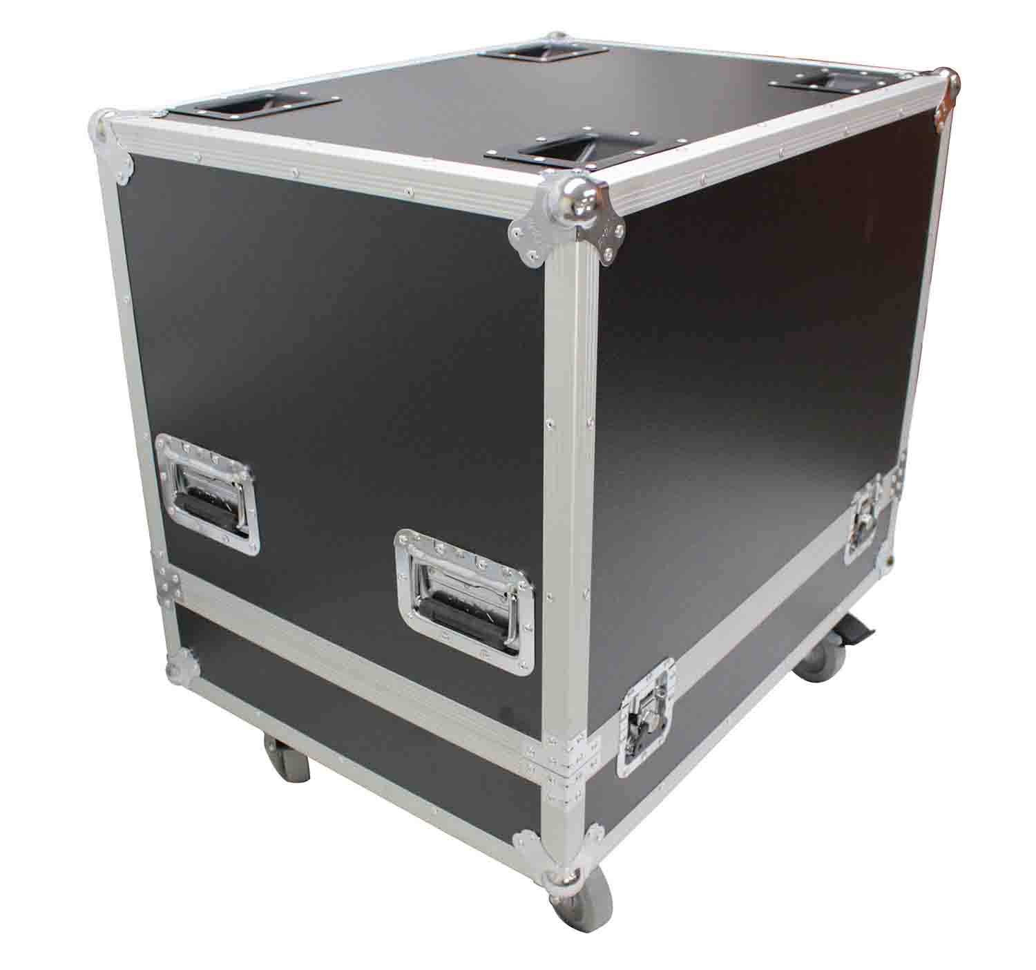ProX X-RCF-HDL30A LAX2W, Flight Case for RCF HDL 30-A Line Array Speaker with Wheels - Holds 2 Speakers - Hollywood DJ