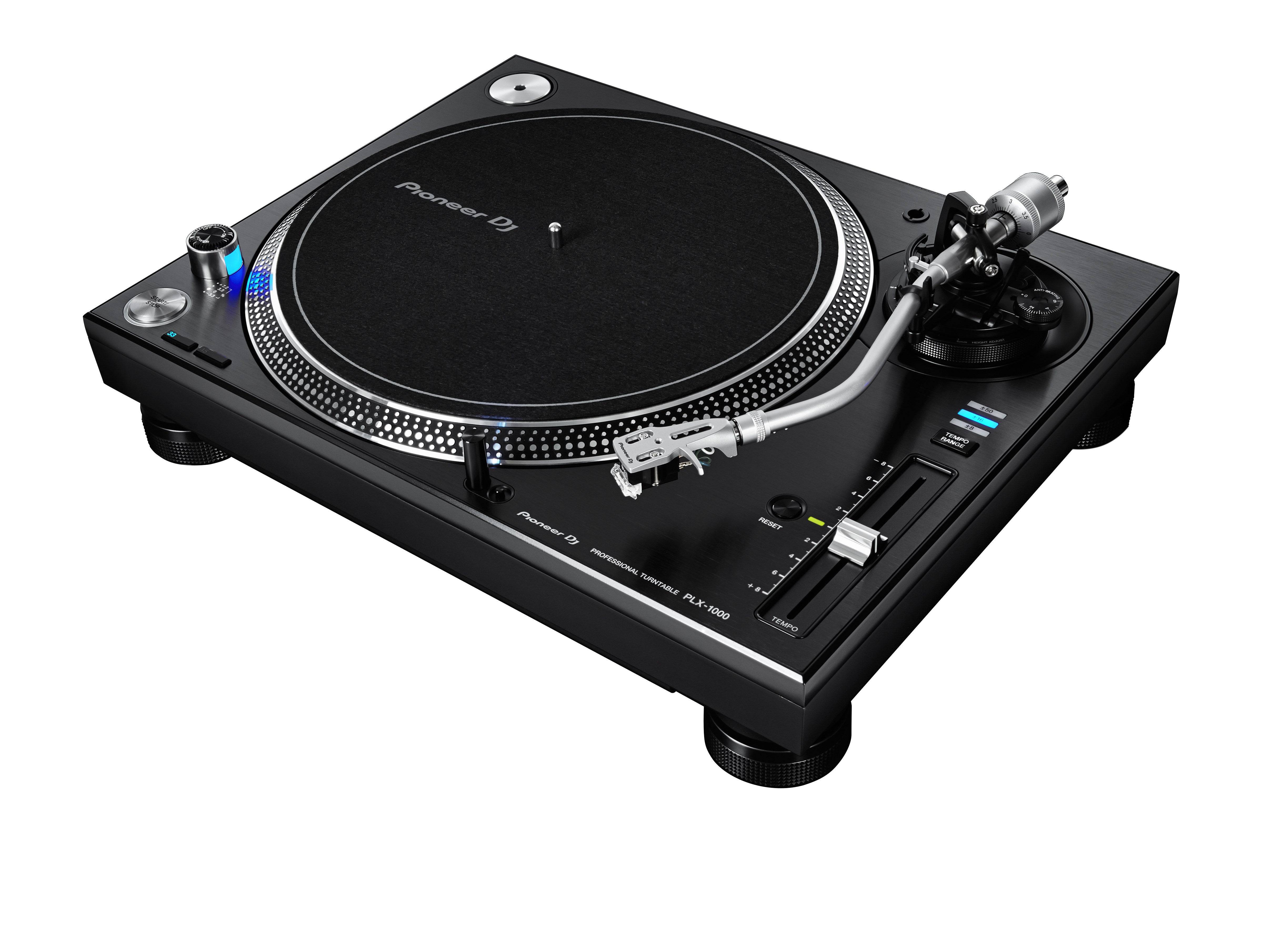 Pioneer DJ PLX-1000 DJ Turntable with Decksaver DS-PC-SL1200 Protection Cover - Bundle - Hollywood DJ