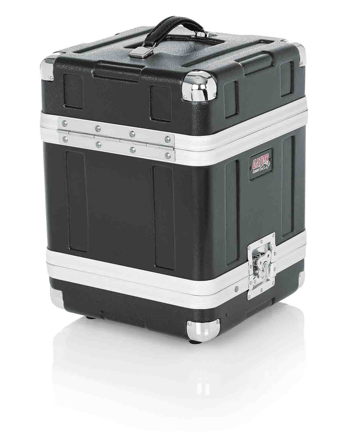 Gator Cases GM-4WR DJ Case for 4 Complete Wireless Microphone Systems - Half Rack - Hollywood DJ