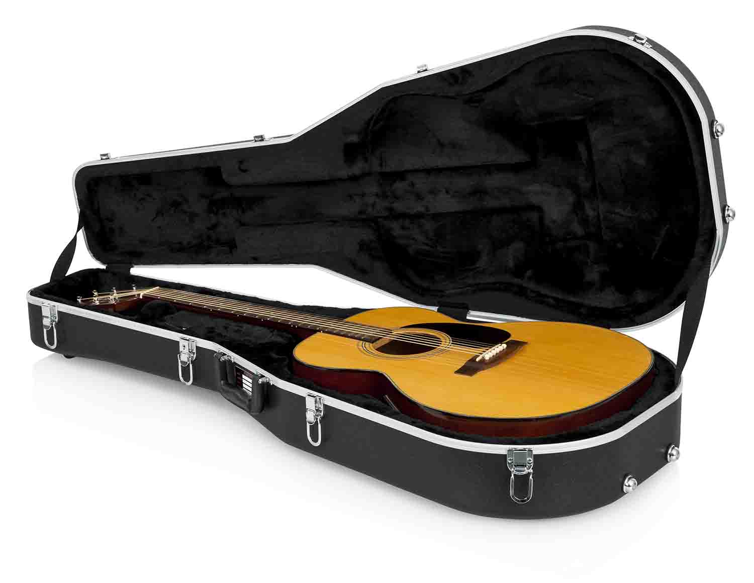 Gator Cases GC-DREAD Deluxe Molded Guitar Case for Dreadnought Guitar - Hollywood DJ