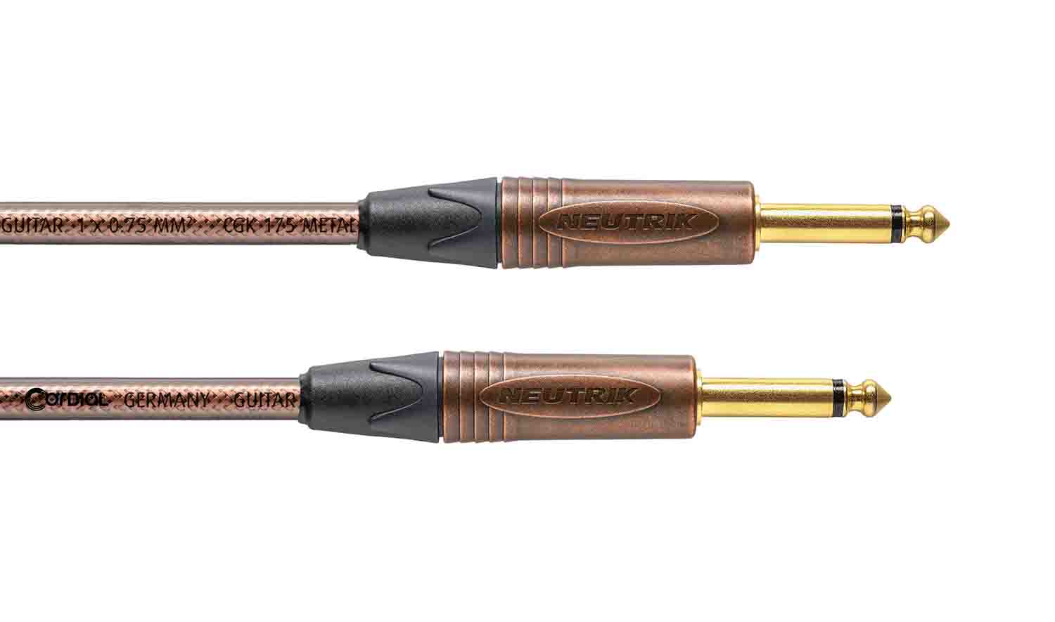 Cordial CSI PP-METAL, 1/4" Plug Mono Guitar Cable - Hollywood DJ