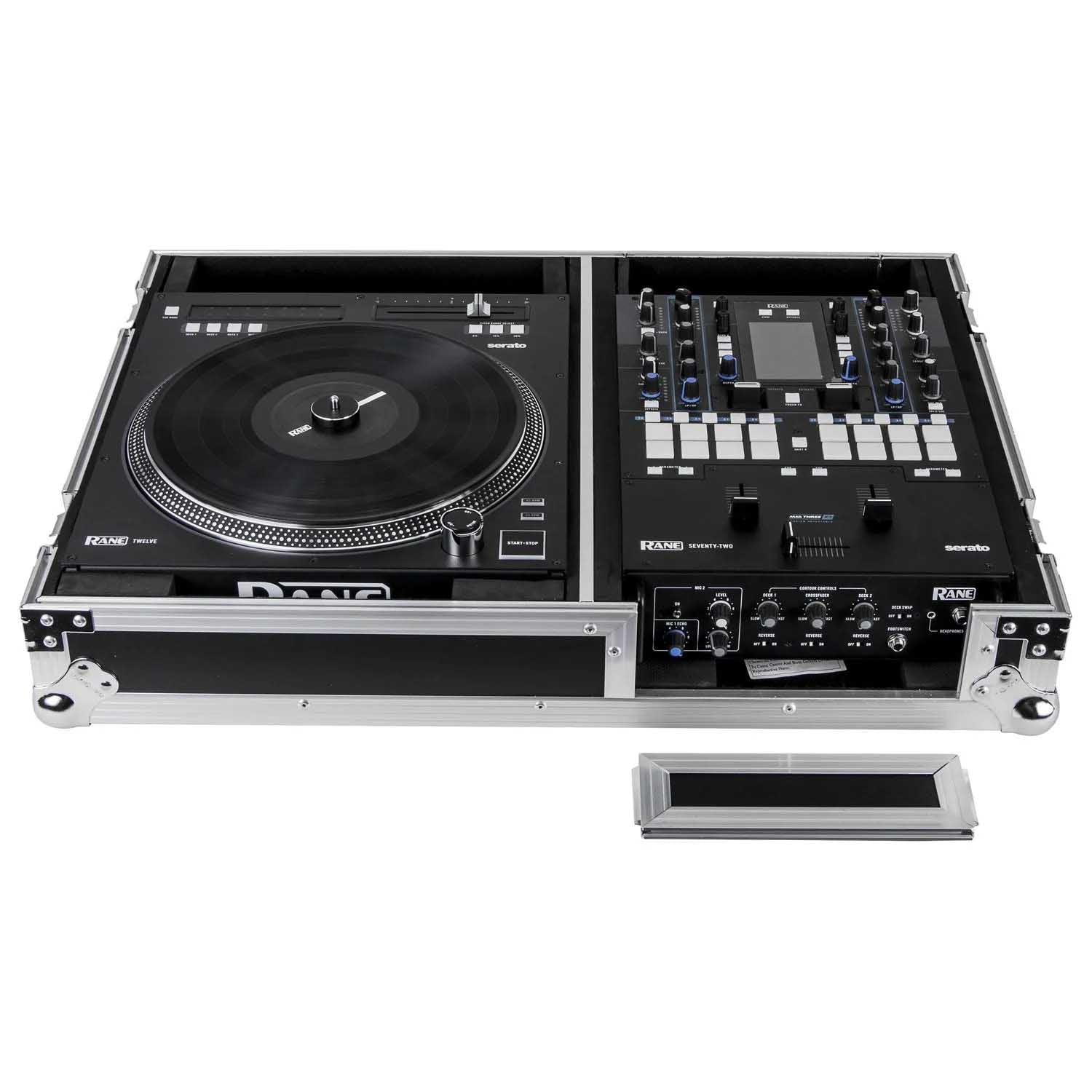 Odyssey FZ1RA1272W Reversible Compact Battle DJ Coffin Flight Case For Rane Twelve and Rane Seventy-Two Mixers Odyssey