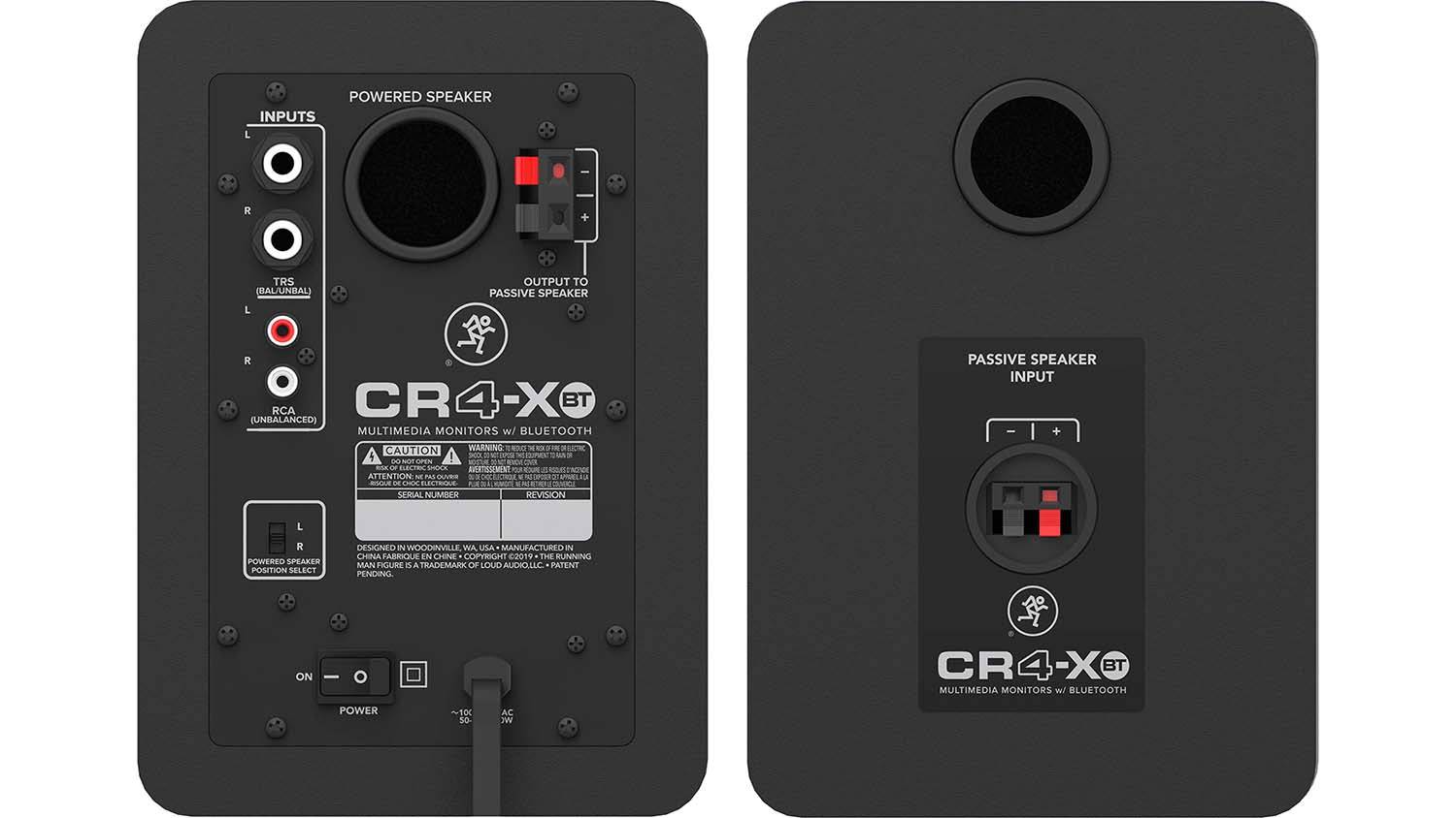 Mackie CR5-XBT, 5 Inches Creative Reference Multimedia Monitors With Bluetooth - Pair - Hollywood DJ