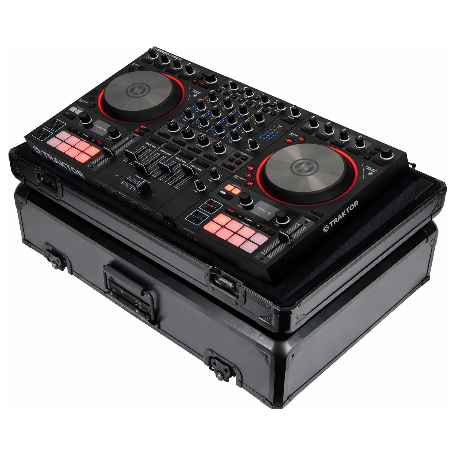 Universal Small / Medium Size DJ Controller Flight Case with Glide Platform  - Odyssey Cases