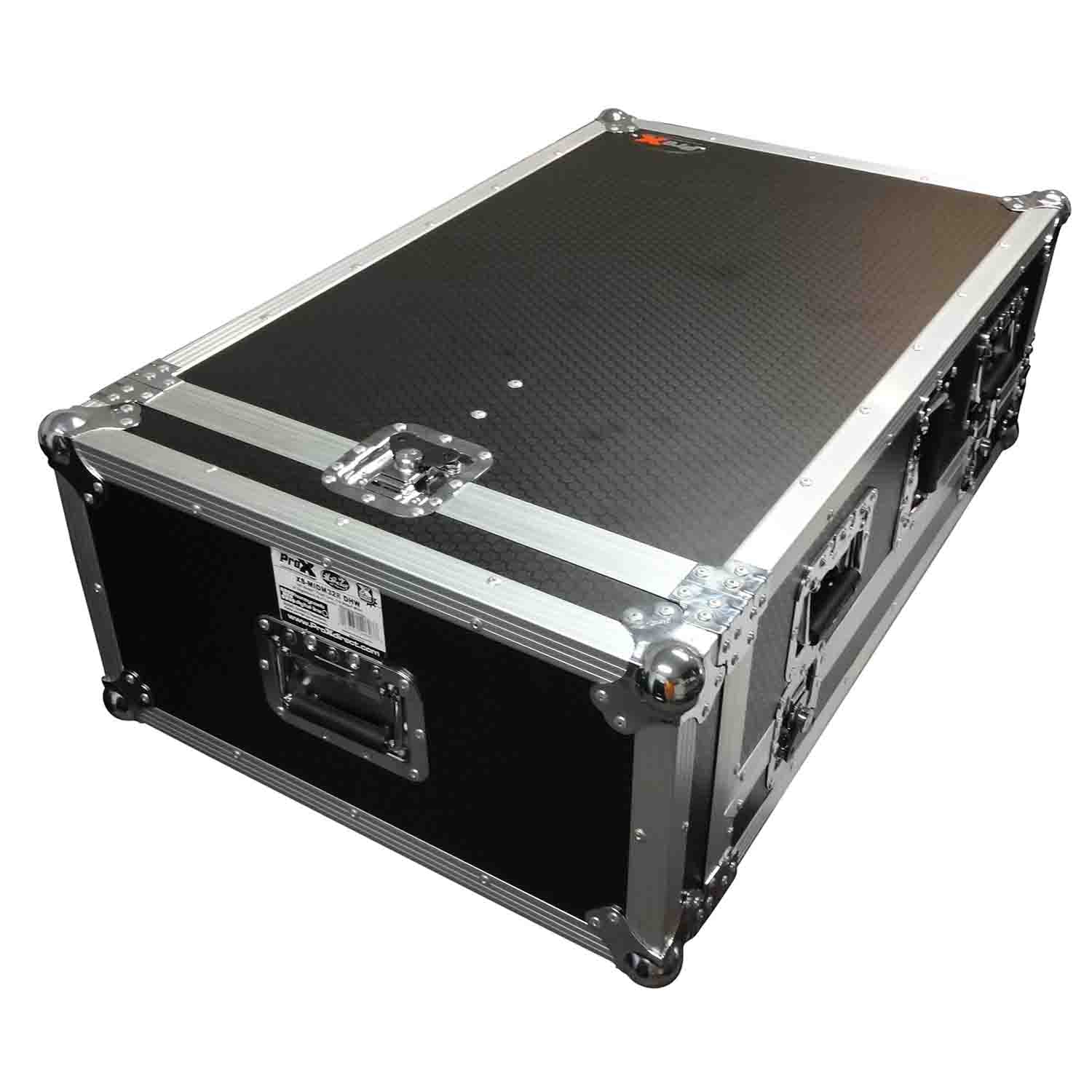 ProX XS-MIDM32RDHW DJ Flight Case for Midas M32R Console with Doghouse, Wheels - Hollywood DJ