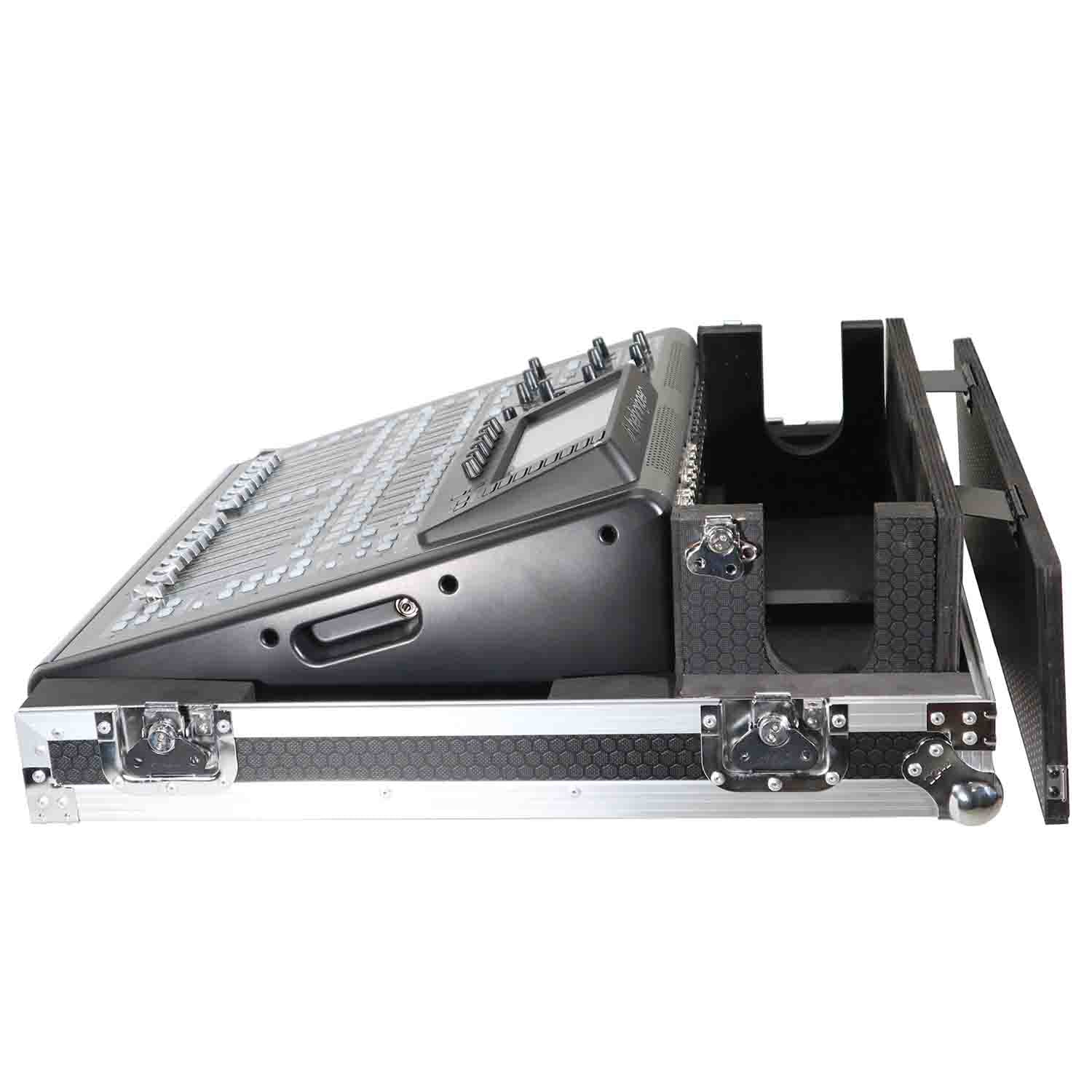 ProX XS-BX32CDHW DJ Flight Case for Behringer X32 Compact Mixer with Doghouse and Wheels ProX Cases