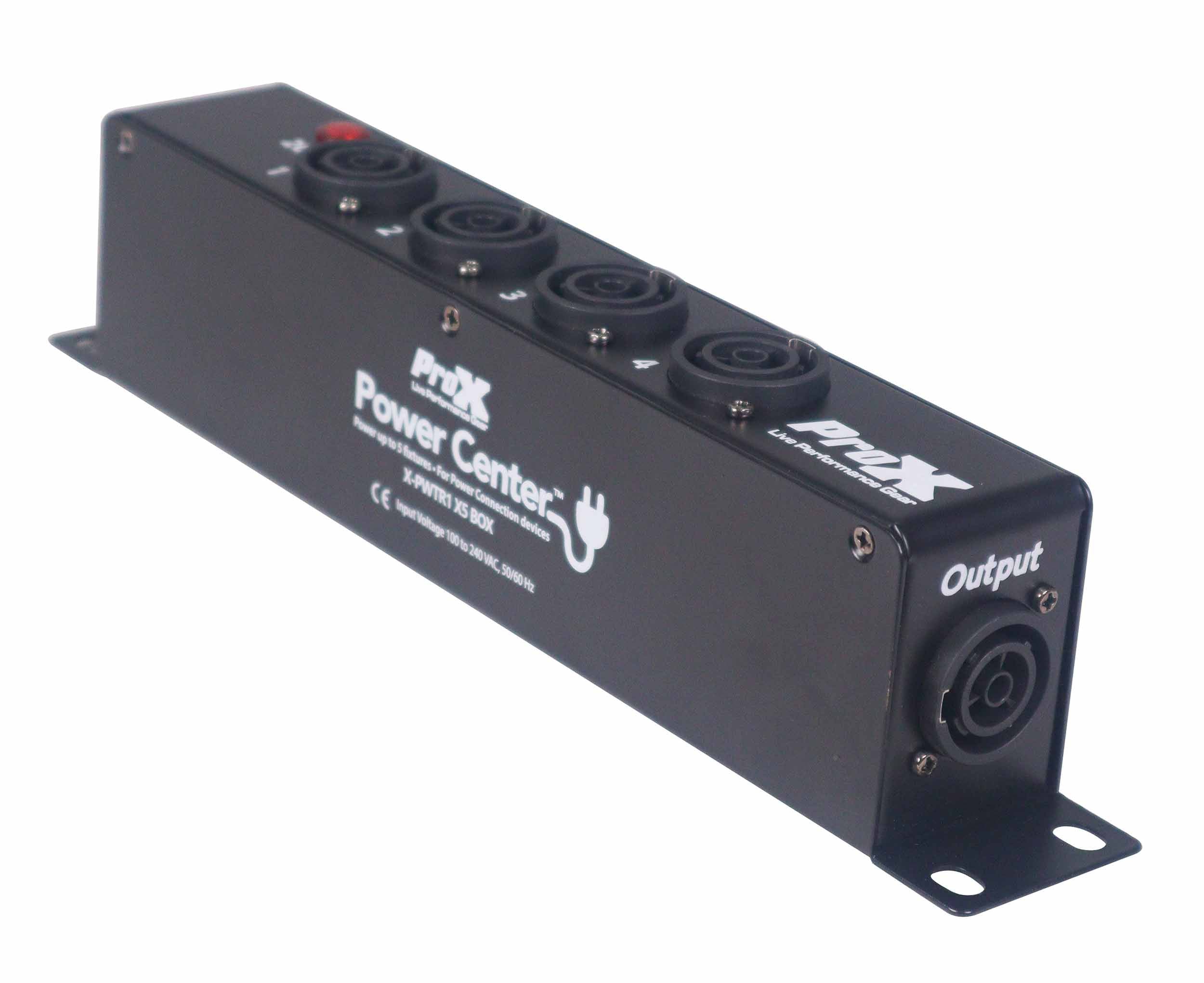 ProX X-PWTR1X5 BOX, 4-Way Power Splitter Box for True Power Connection by ProX Cases