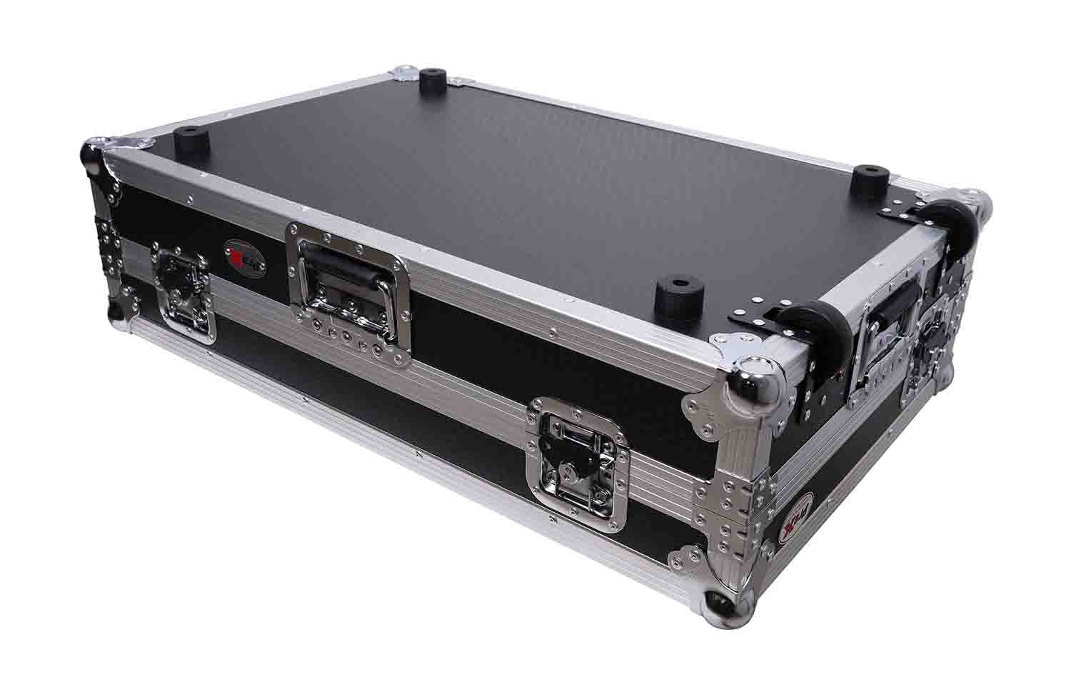 ProX XS-DDJFLX10 WLT Flight Style Road Case fPioneer DDJ-FLX10 DJ Controller with Laptop Shelf - Hollywood DJ