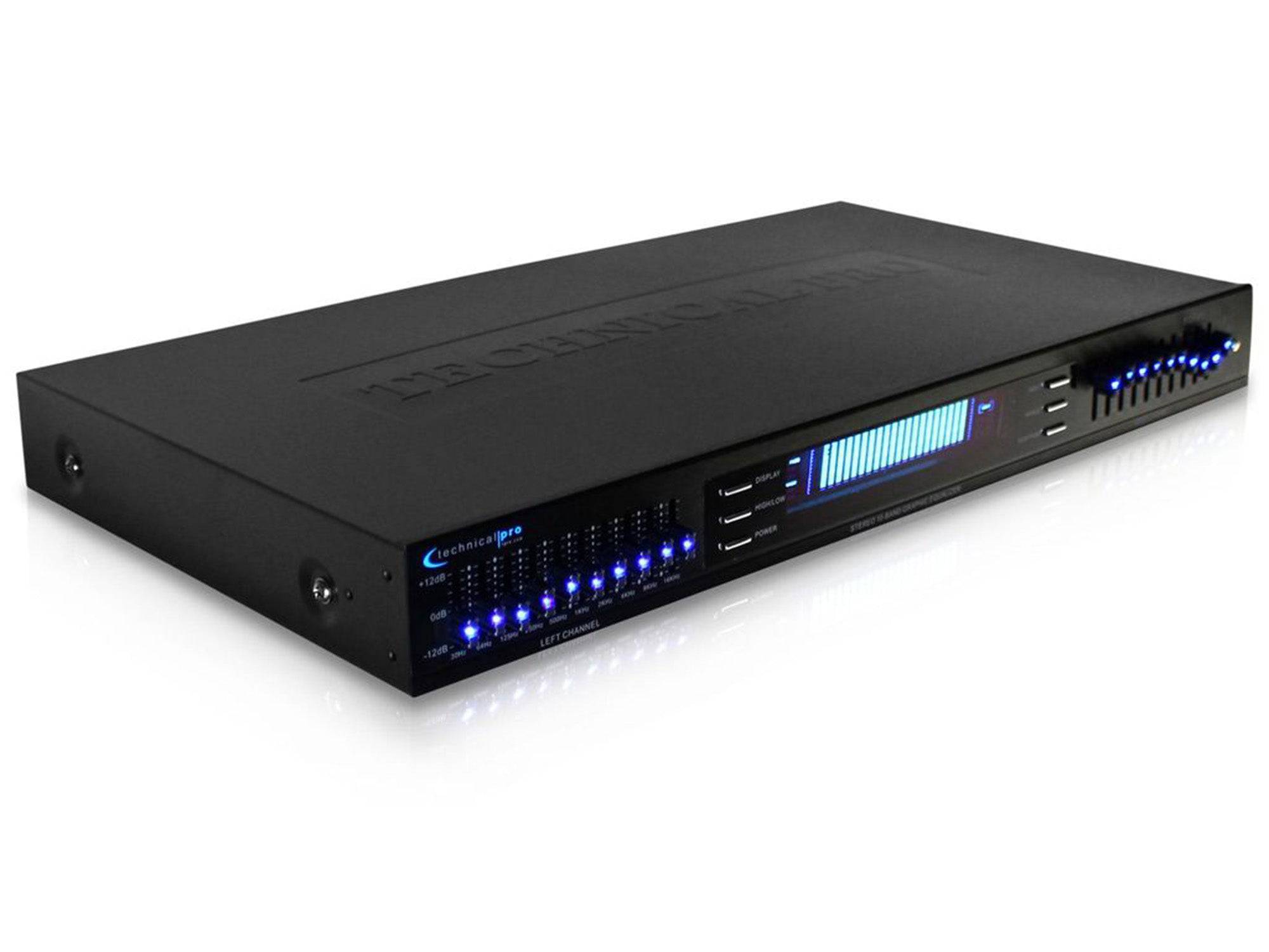 Technical Pro EQ5300 Dual 10 Band Equalizer - Hollywood DJ