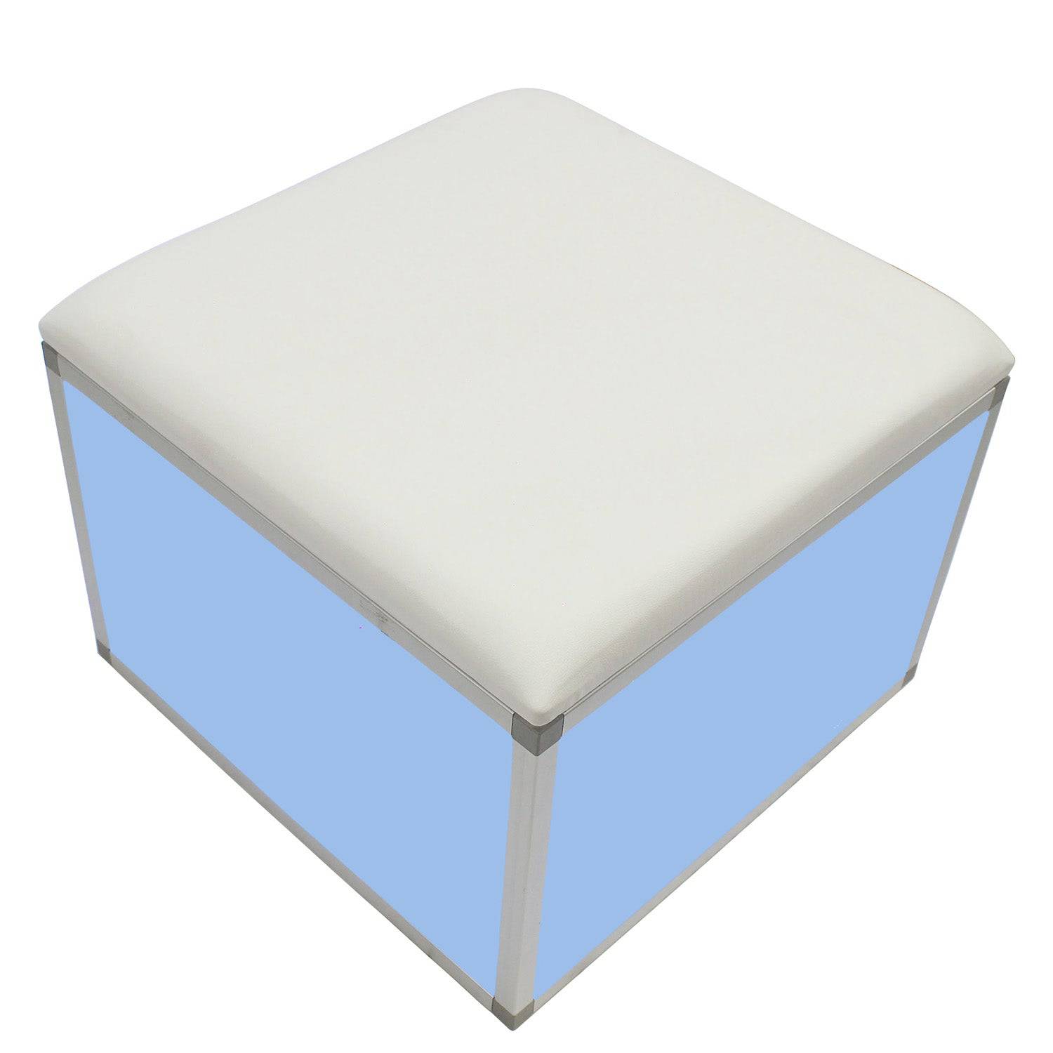 ProX XSA-B2X2W LUMOStage White Padded Seat Cushion - 2 Ft X 2 Ft - Hollywood DJ