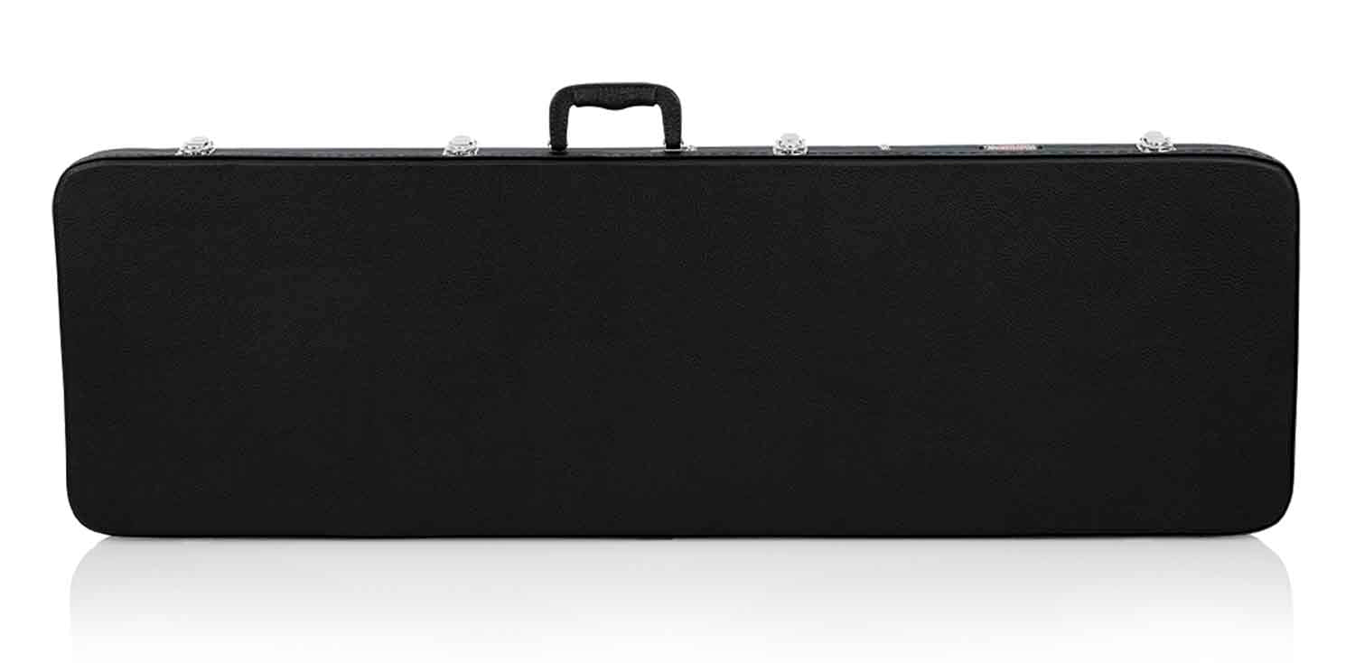 Gator Cases GWE-BASS Hard-Shell Wood Case for Bass Guitars - Black - Hollywood DJ
