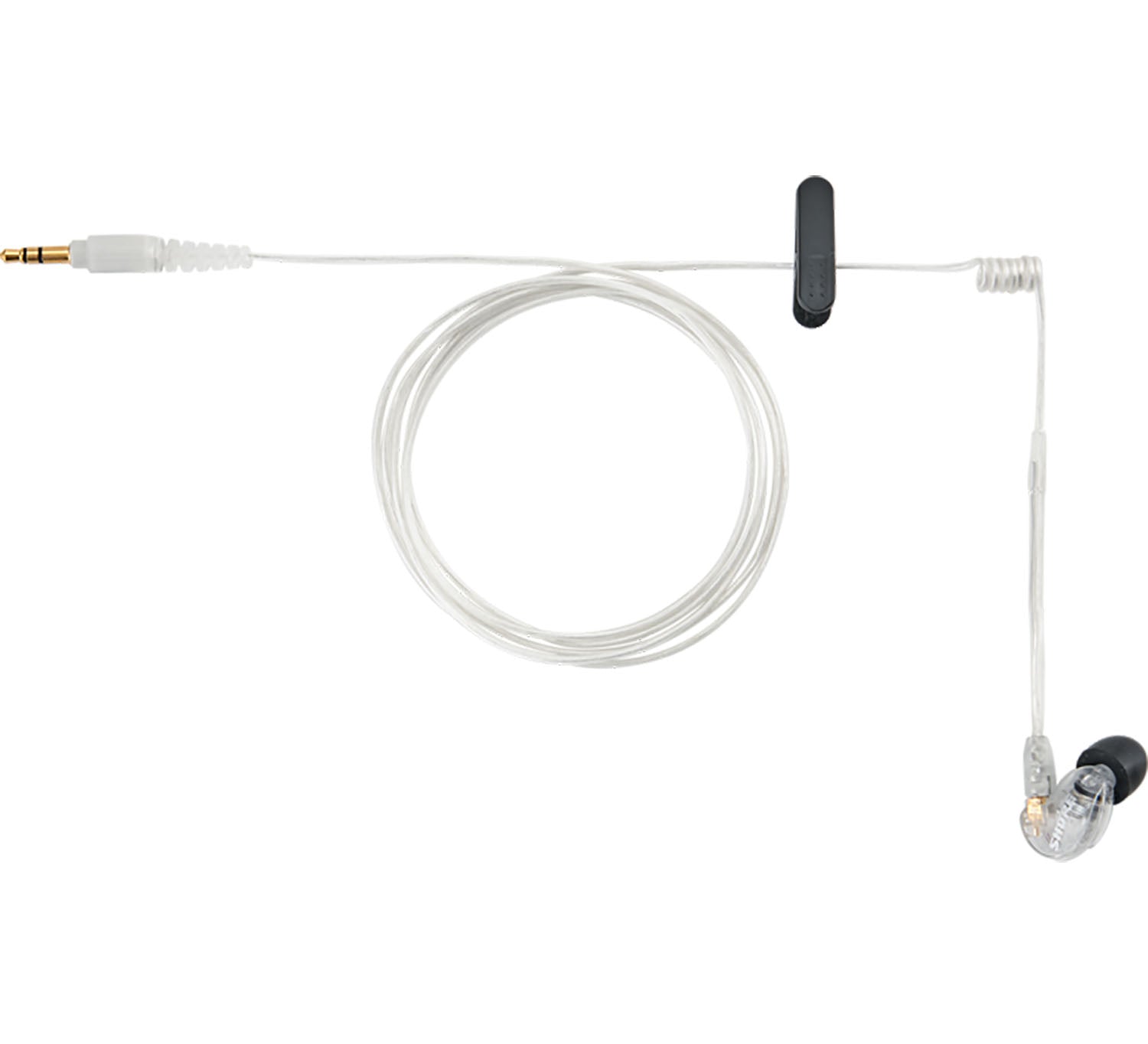 Shure EAC-IFB Coiled IFB Earphone Cable with Clip - Hollywood DJ