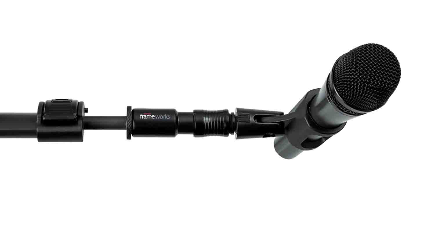 Gator Frameworks GFW-MIC-QRTOP Microphone Clip Quick Release Stand Attachment - Hollywood DJ