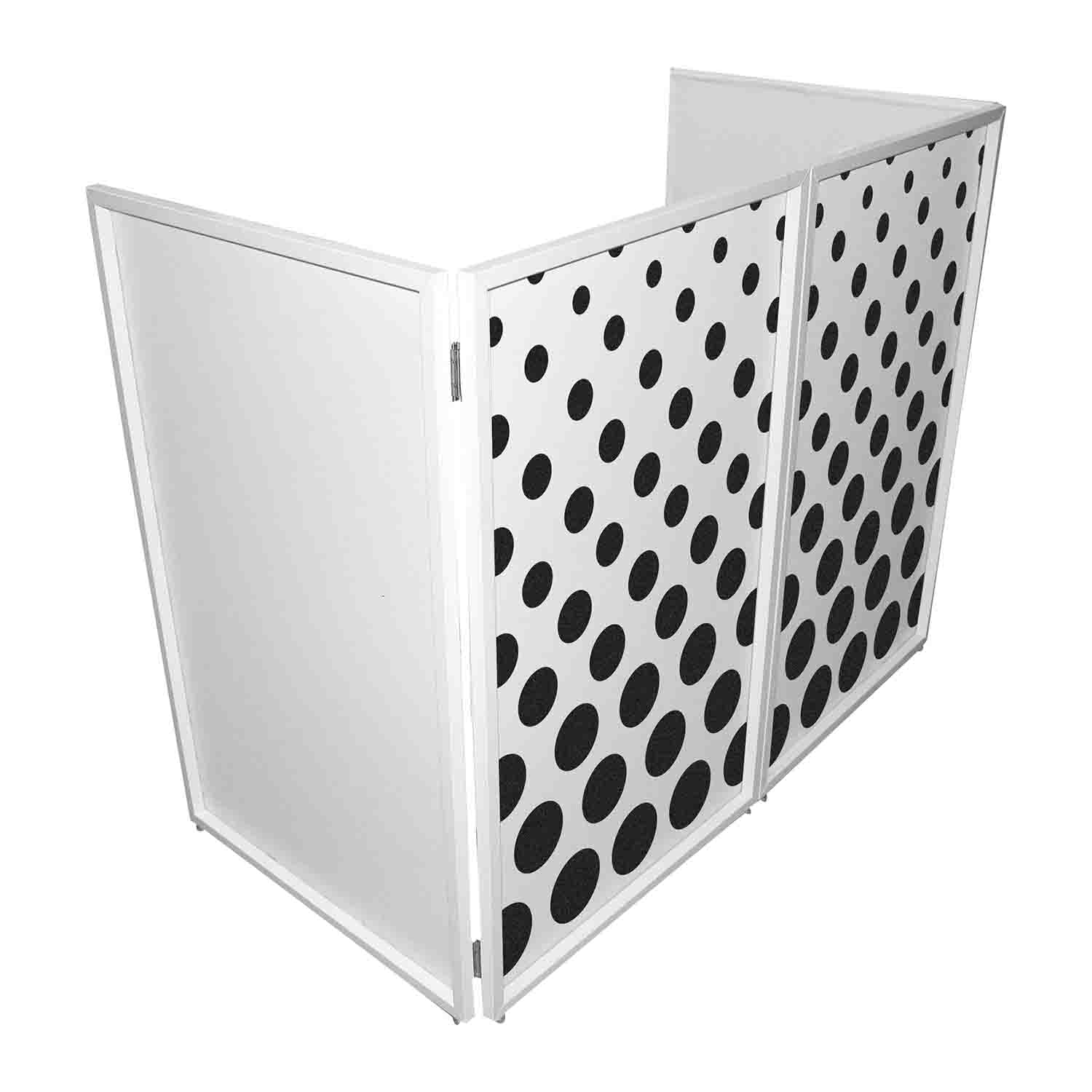 REPLACEMENT SCRIMS ProX XF-SDOTSX2 Set of Two Polka Dots Facade Enhancement Scrims - Black Dots on White by ProX Cases