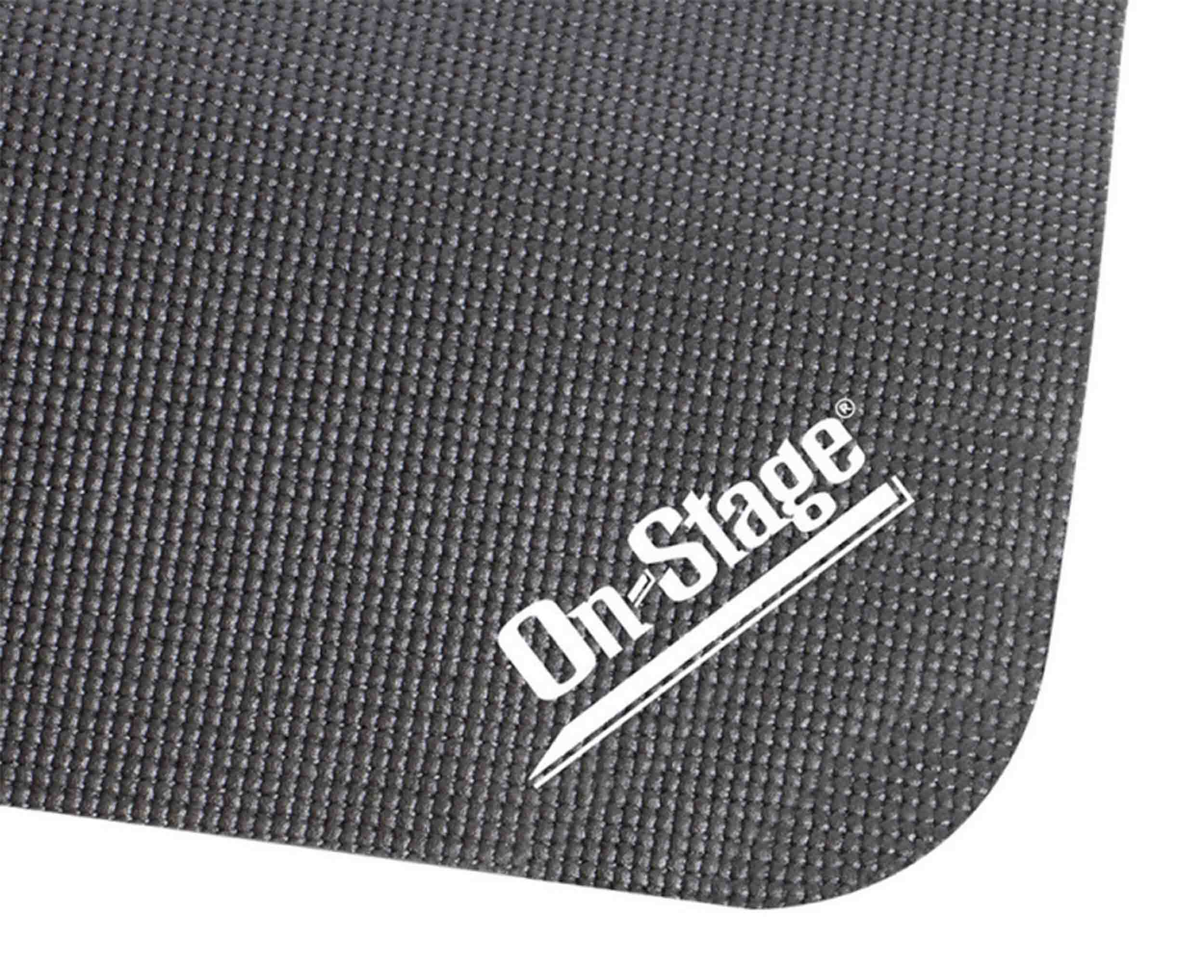 Onstage DMA4450, 4 x 4-Ft Nonslip Drum Mat with Carrying Bag On-Stage
