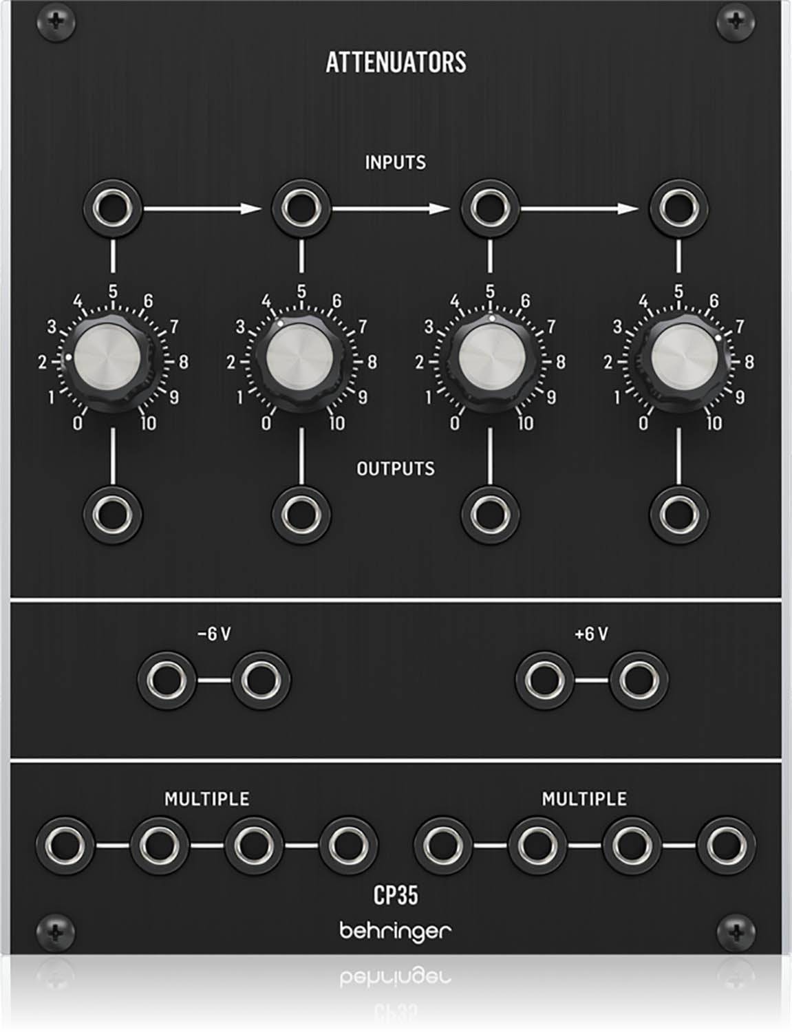 Behringer CP35 ATTENUATORS Legendary Analog Attenuator and Multiples Module For Eurorack - Hollywood DJ