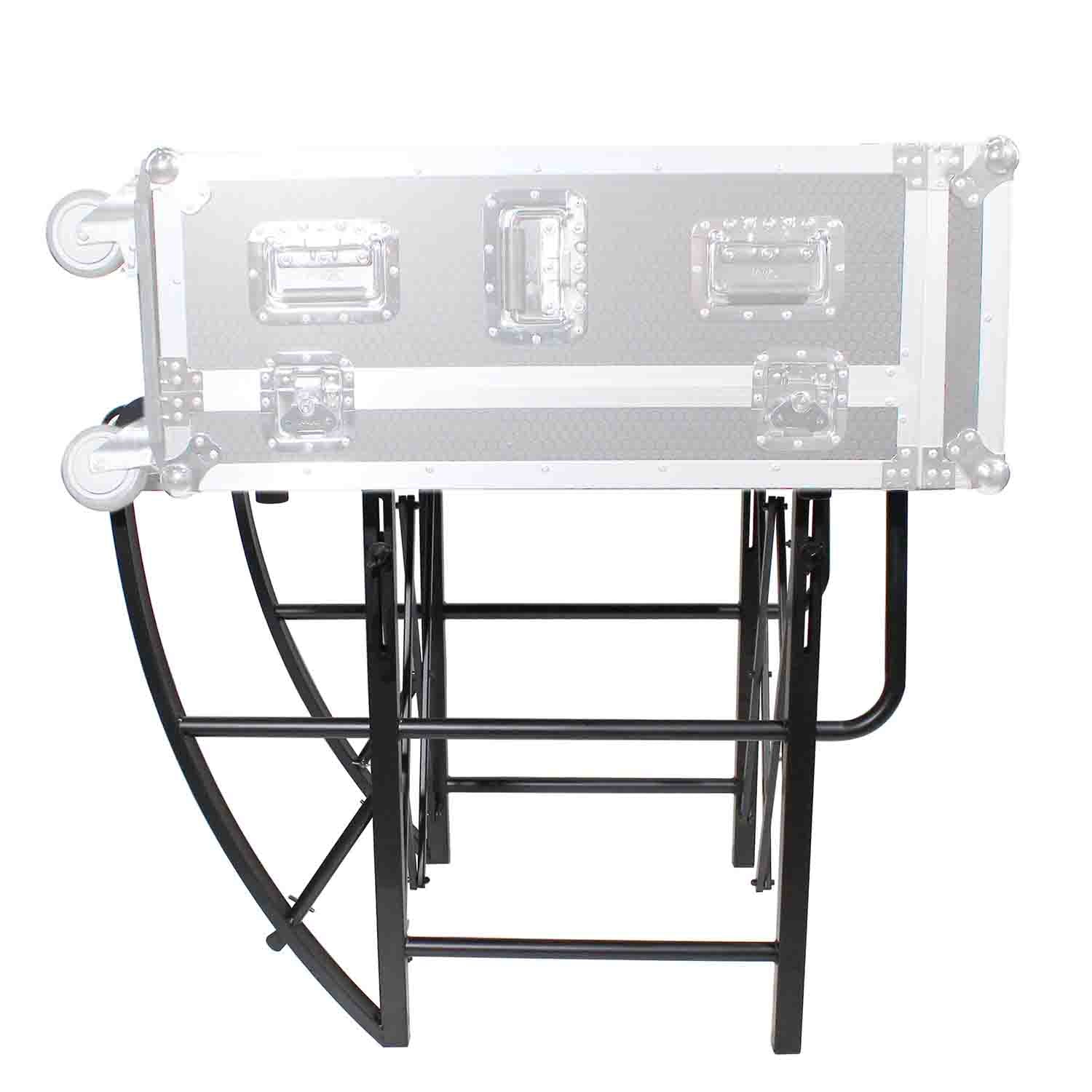 ProX X-EZTILT, EZ-Tilt Lifting-Rolling Stand for Audio and Lighting Consoles - Hollywood DJ