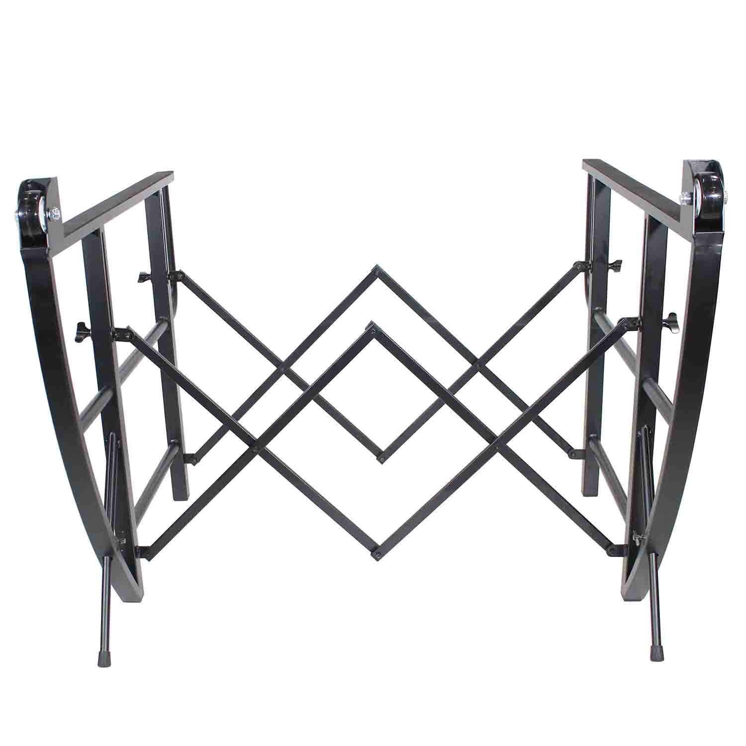 ProX X-EZTILT, EZ-Tilt Lifting-Rolling Stand for Audio and Lighting Consoles - Hollywood DJ