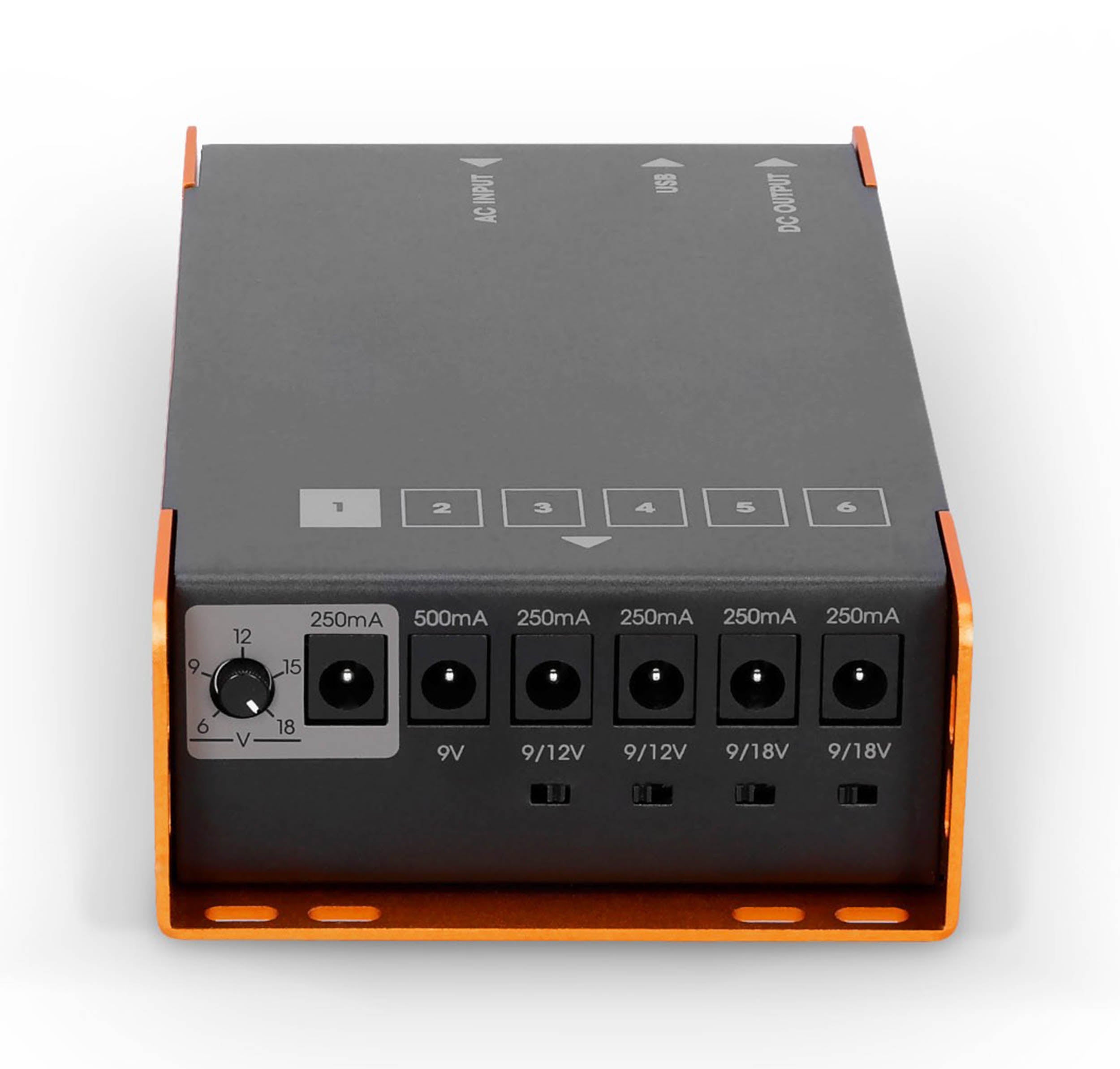 Palmer PWT 06 IEC, Universal Pedalboard Power Supply with USB Palmer