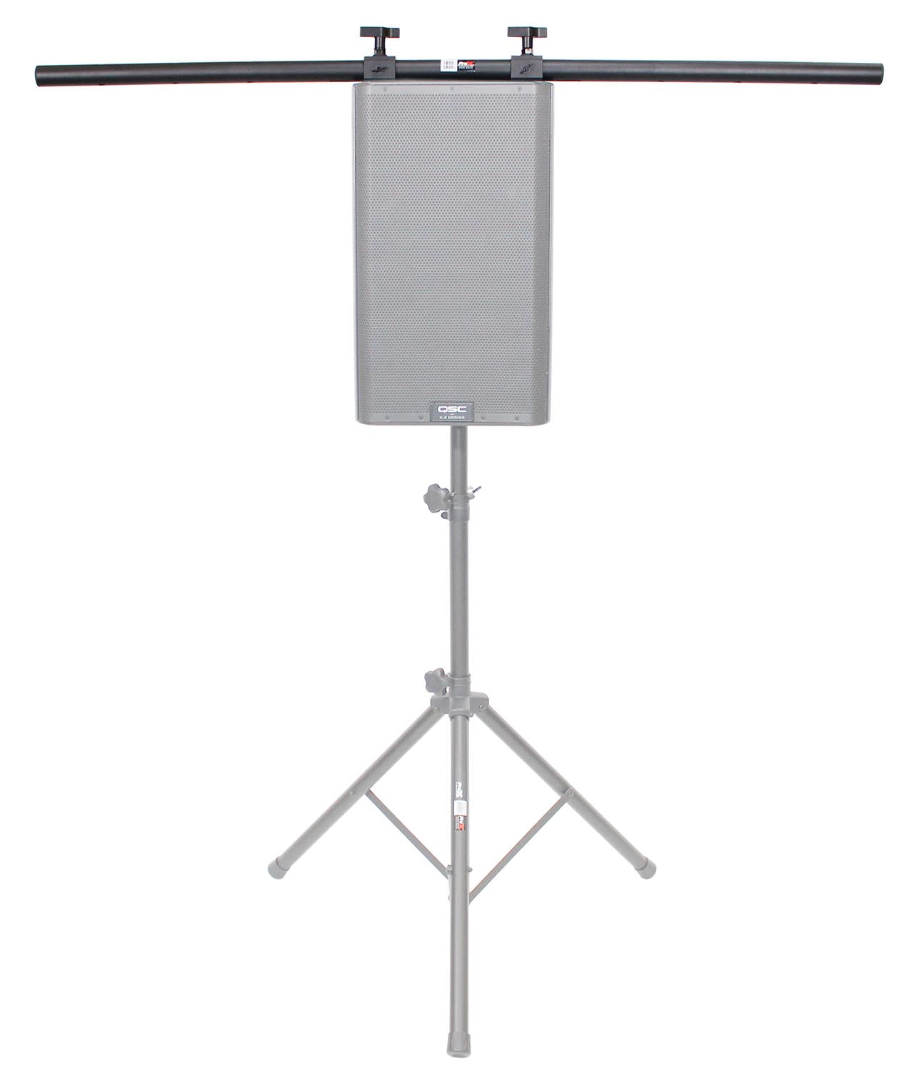 ProX X-SPLSTBAR-5FT Universal Light Bar Mounting System for Point Source PA Speakers with Fly-points - 5 Feet - Hollywood DJ