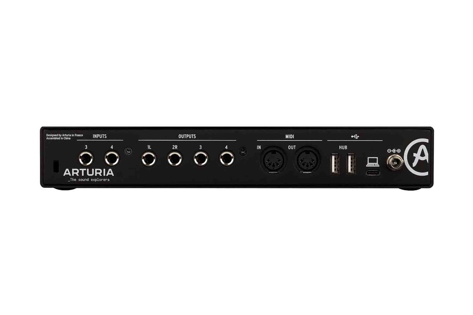 Arturia MiniFuse 4 Portable 4x4 USB Type-C Audio/MIDI Interface - Black by Arturia