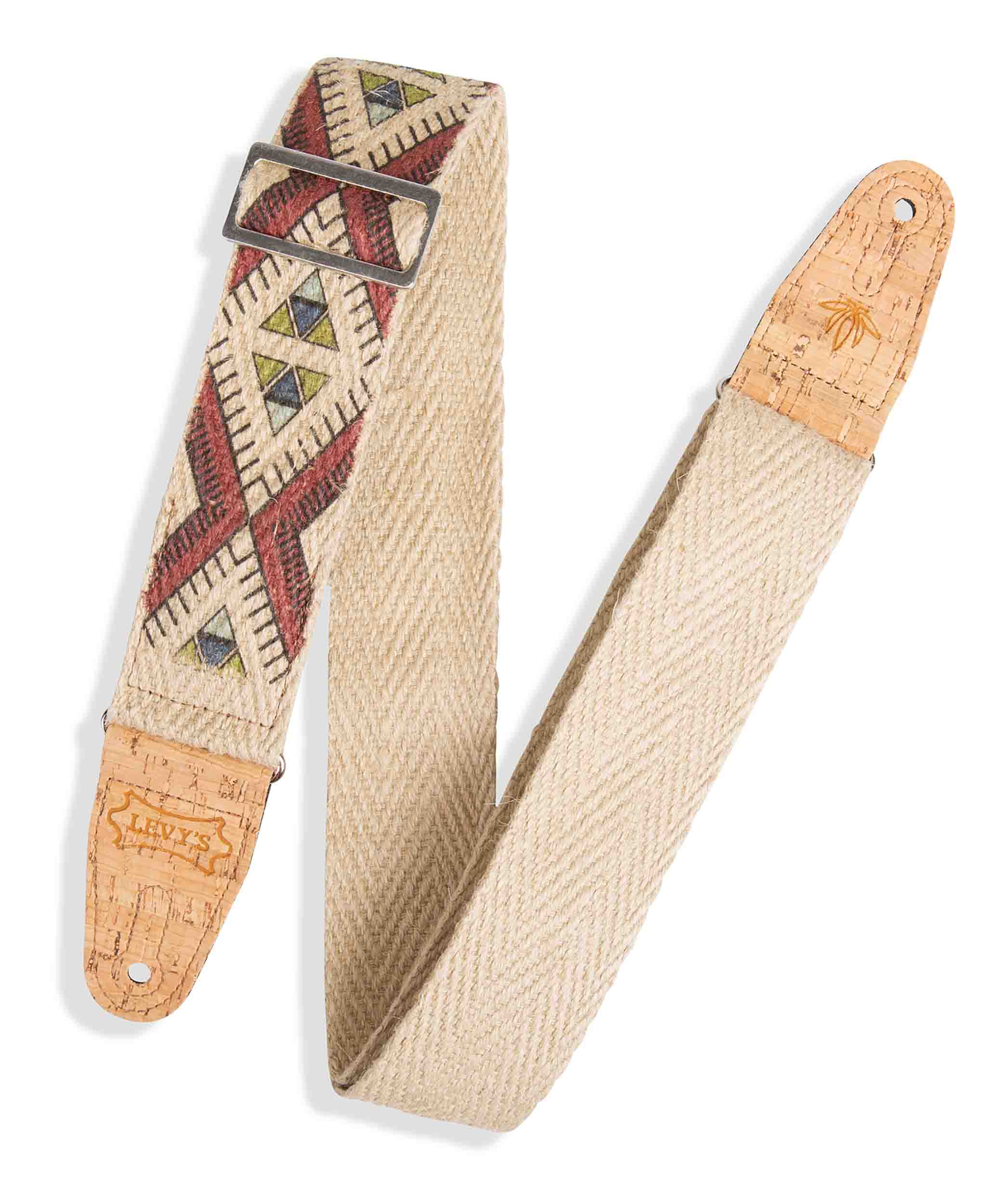 Levy's Leathers MH8P-002 2” Hemp Webbing Guitar Strap - Hollywood DJ