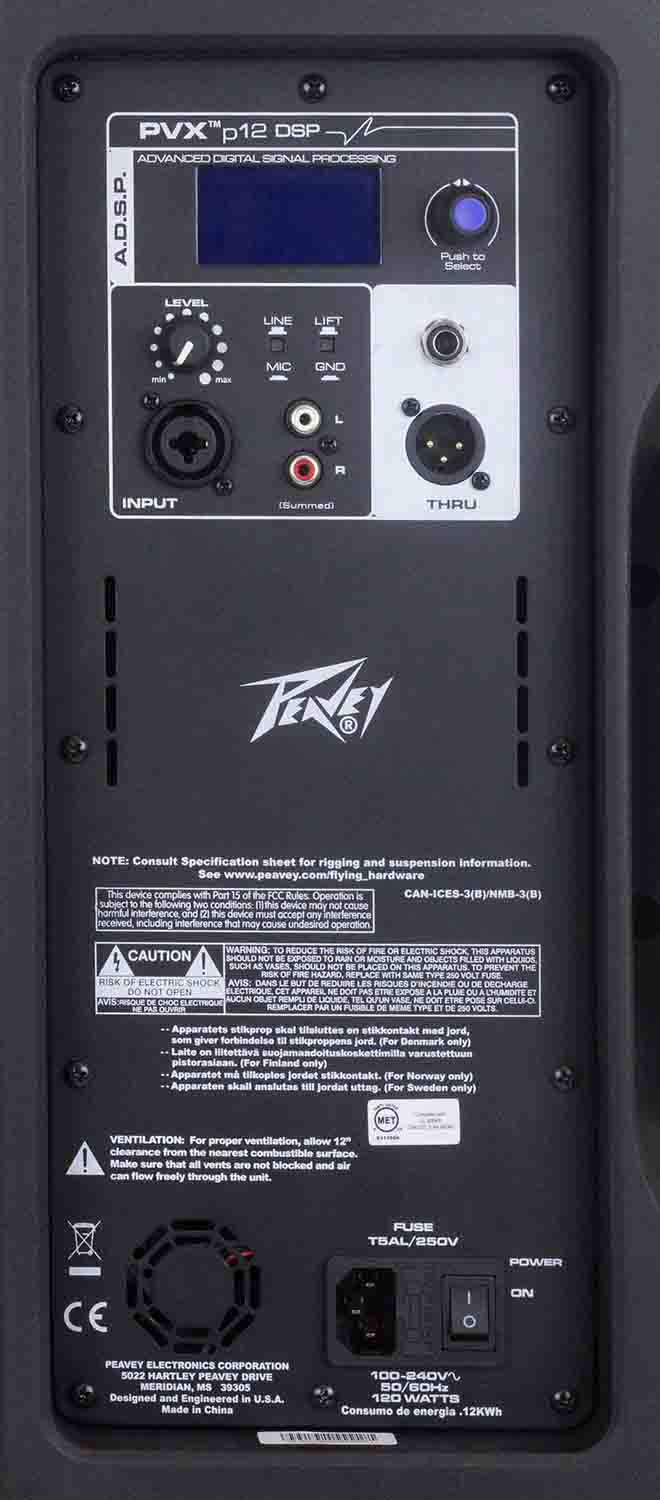 Peavey PVXp 12 DSP 830-Watt 12-Inch Powered Speaker - Hollywood DJ