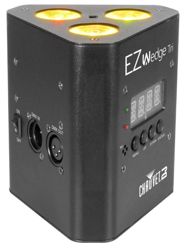 Chauvet DJ EZWedge Tri RGB Battery Powered Wash Tri color Light Fixture - Hollywood DJ
