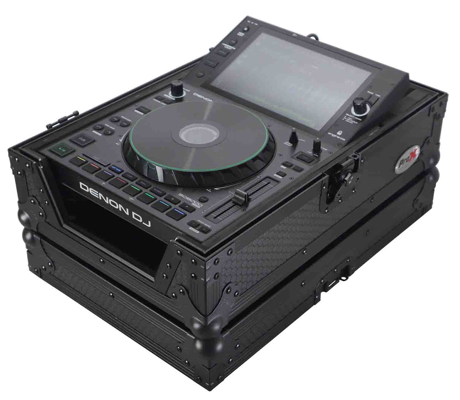 ProX XS-CDBL, DJ Flight Case for Large Format CD-Media Player - Black - Hollywood DJ