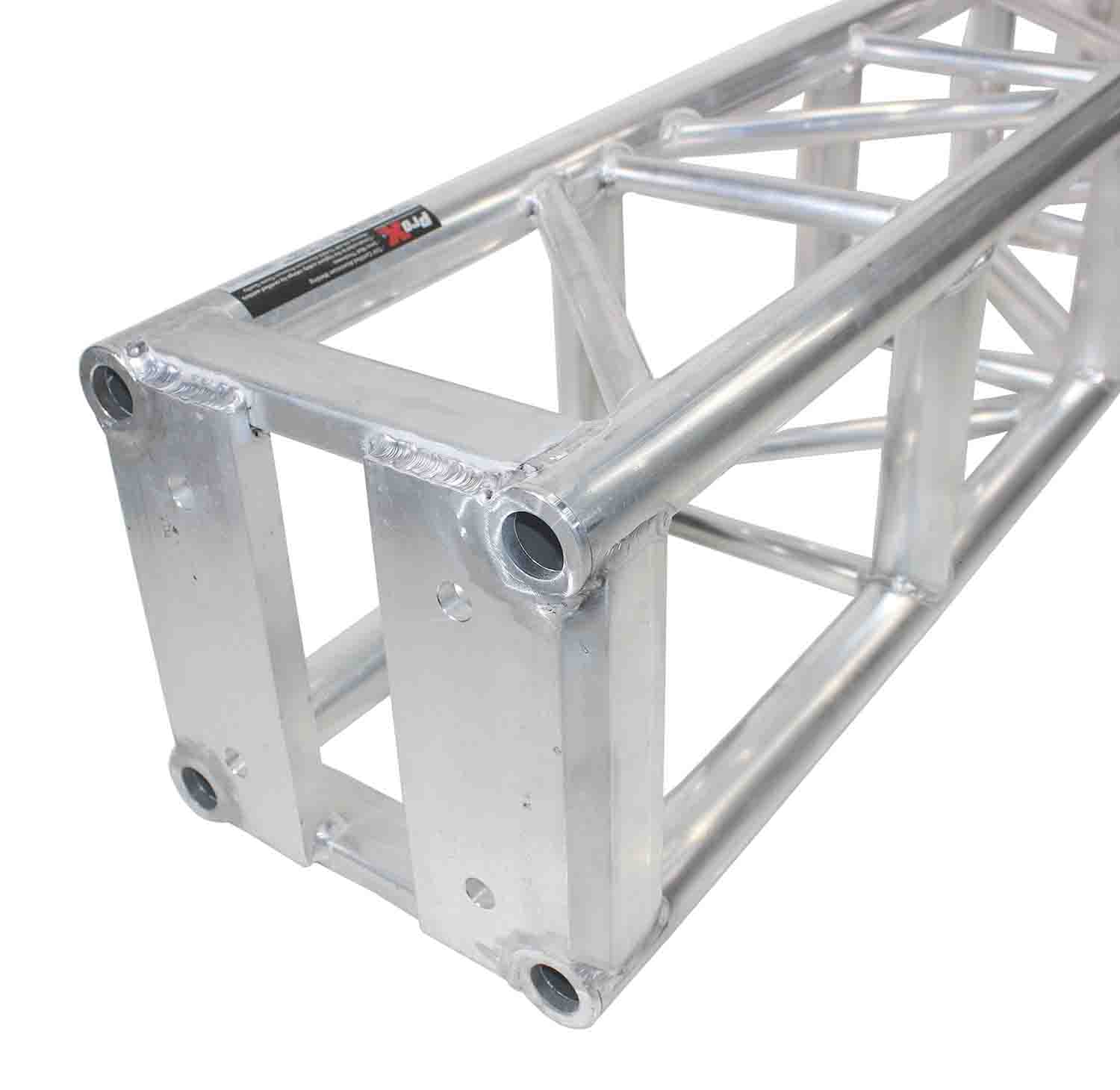 ProX XT-BT1204 MK2, BoltX Bolted 12 Inch Professional Box Truss Segment - 4 Feet - Hollywood DJ