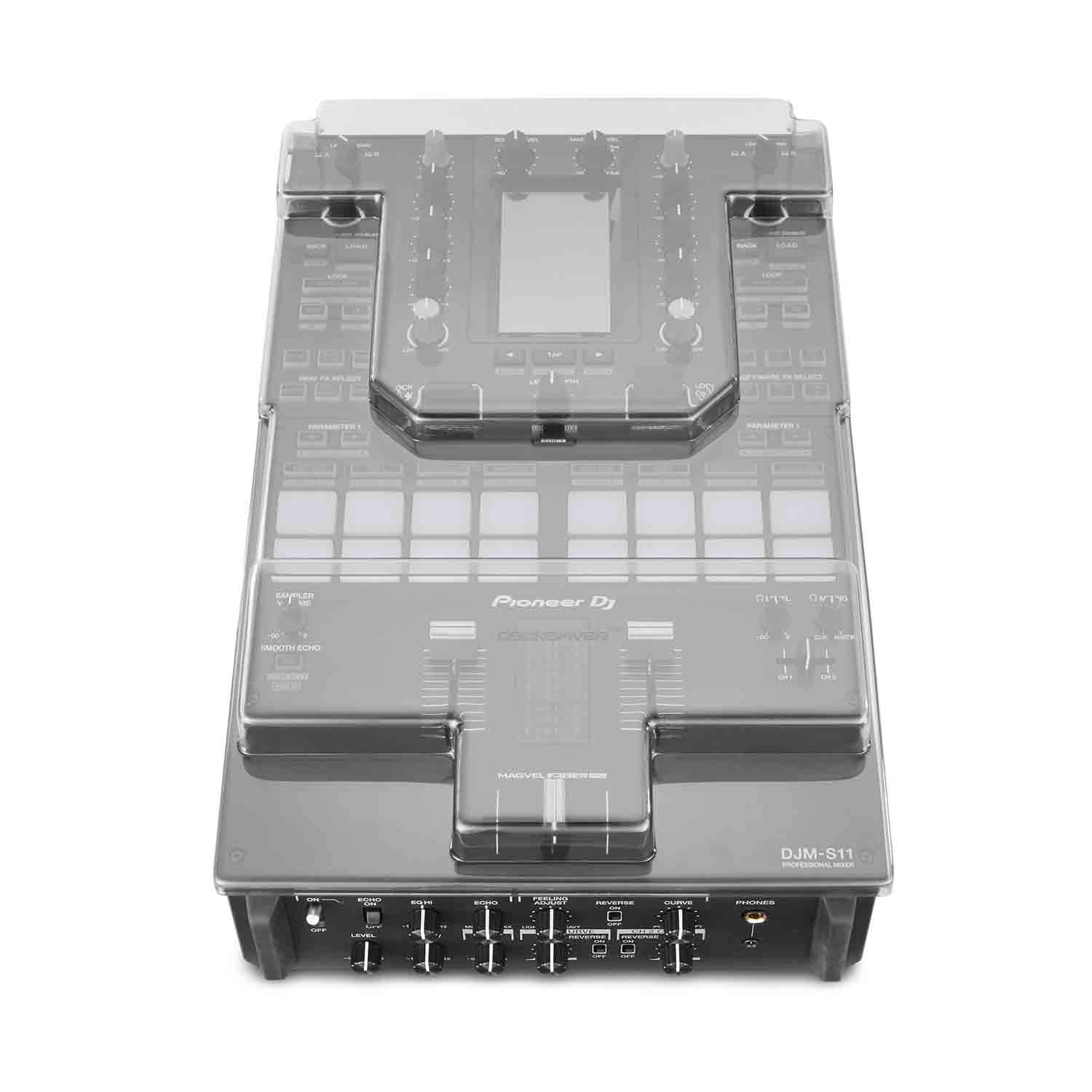 Decksaver DS-PC-DJMS11 Protection Cover for Pioneer DJM-S11 DJ Mixer - Hollywood DJ