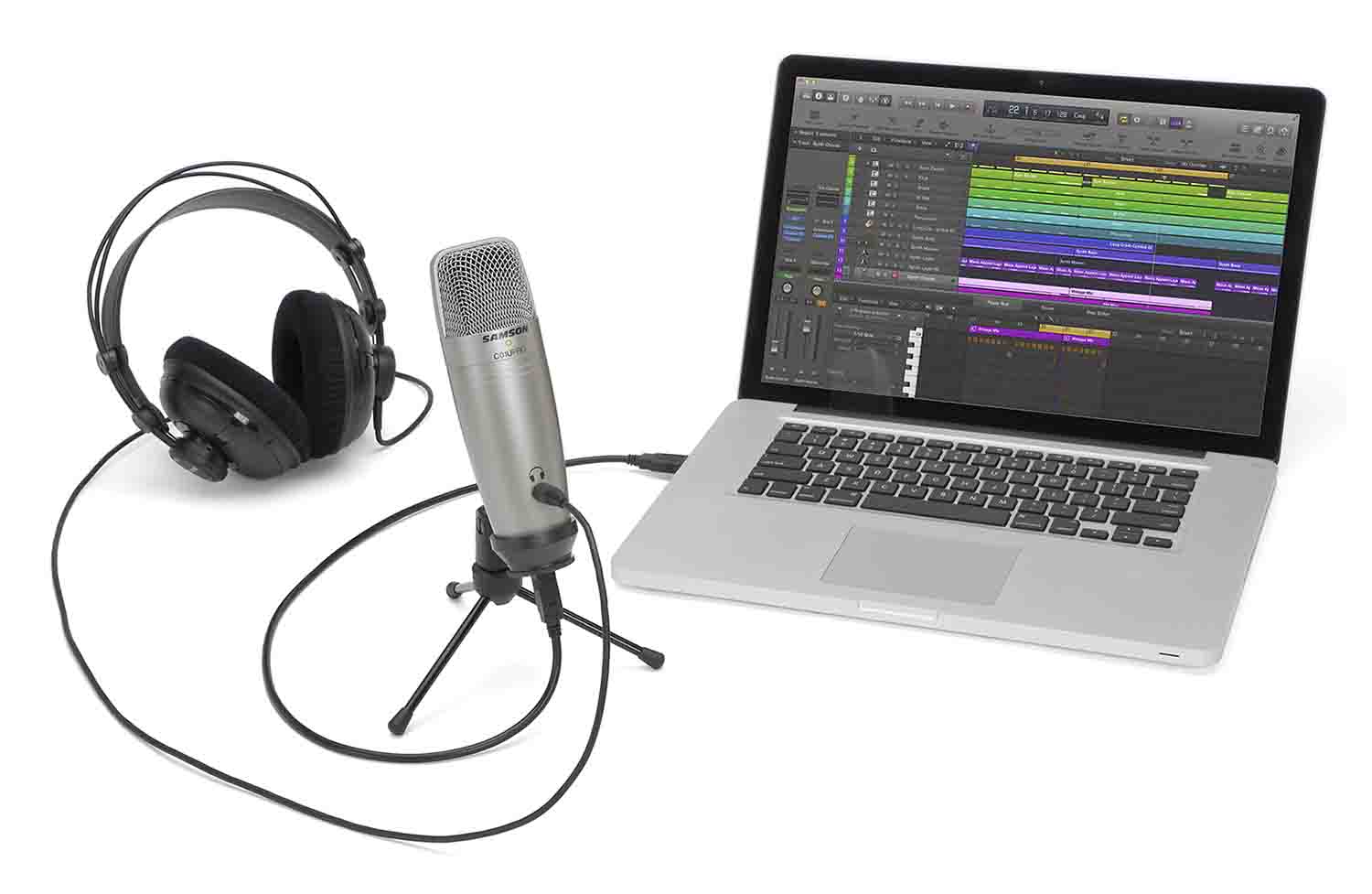 Samson C01U Pro USB Studio Condenser Microphone - Hollywood DJ