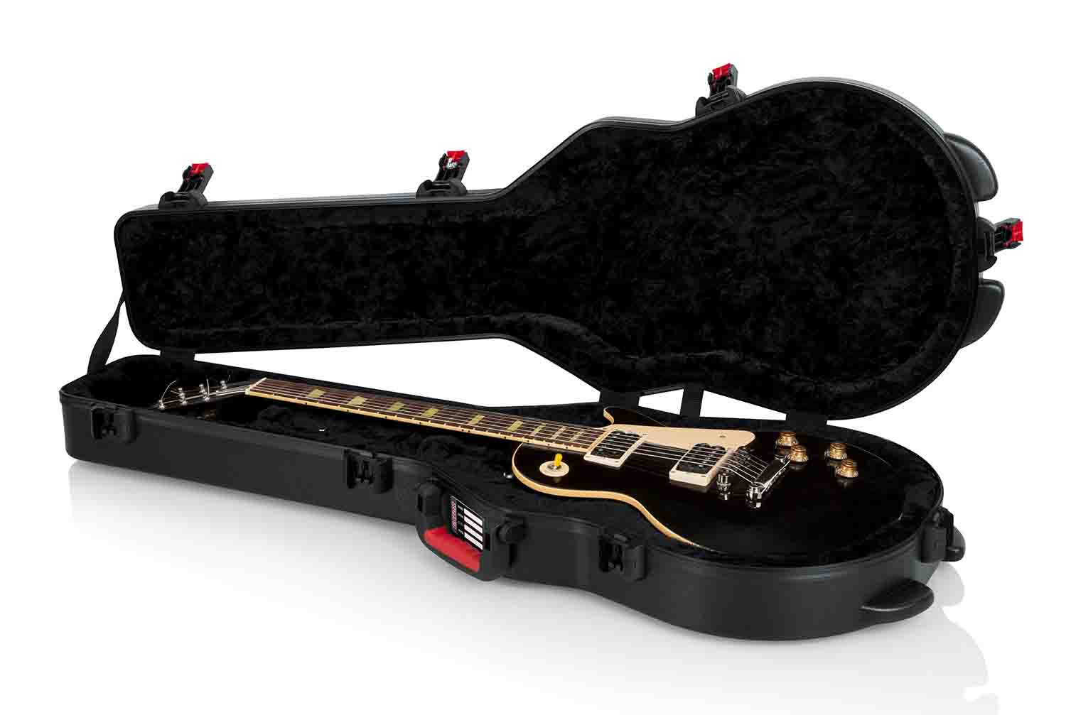 Gator Cases GTSA-GTRLPS Guitar Case for Gibson Les Paul and Single Cutaway Electric Guitars - Hollywood DJ