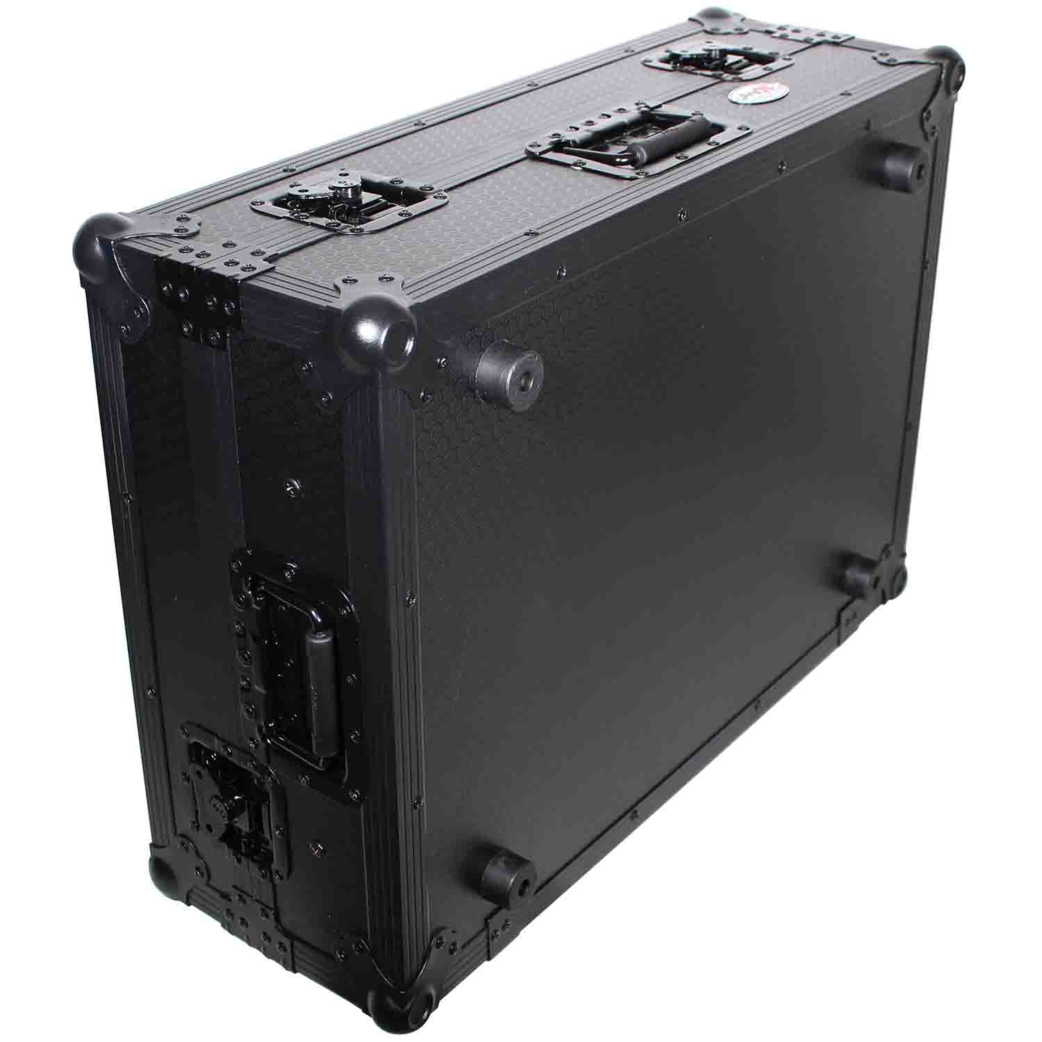 ProX XS-PRIME2 LTBL DJ Flight Case for Denon Prime 2 Standalone DJ System - Black on Black - Hollywood DJ