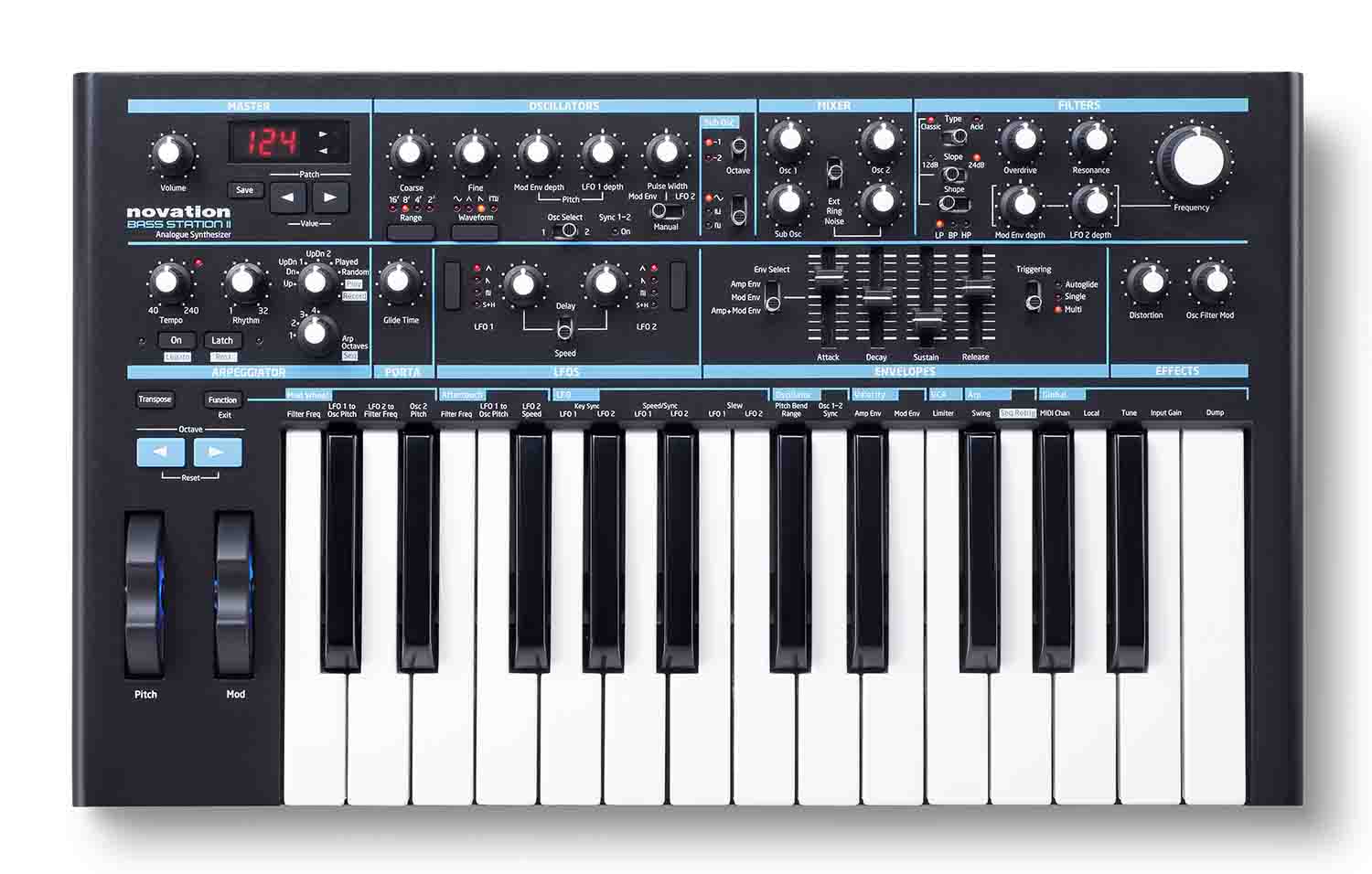 Novation BASS-STATION-II Analog Synthesizer - Hollywood DJ