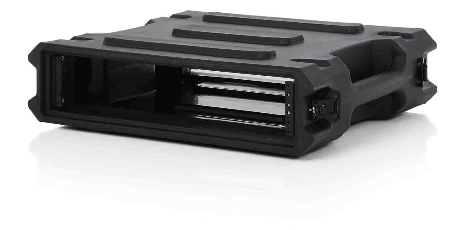 Gator Cases G-PRO-2U-19, 2U Deep Molded Audio Rack Case - 19 Inch - Hollywood DJ