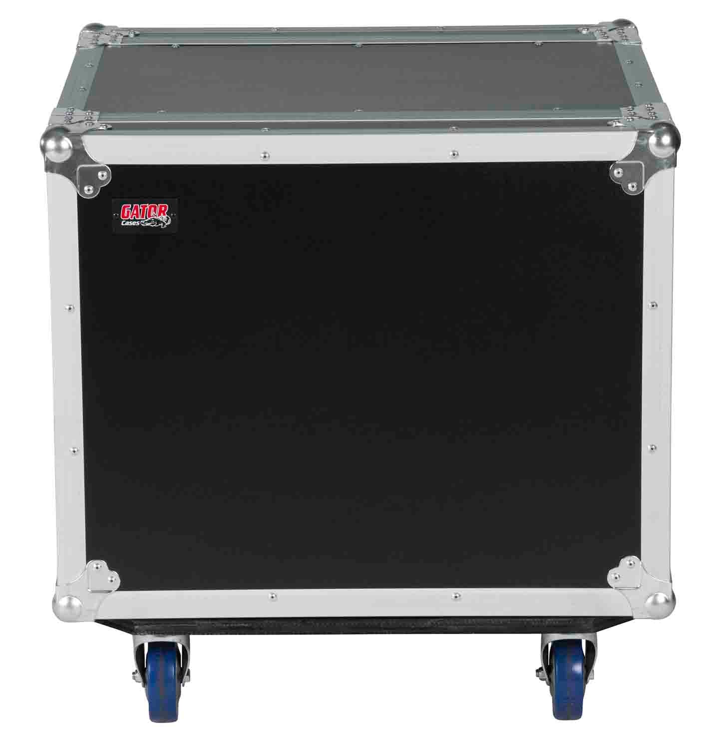 Gator Cases G-TOUR SHK8 CAS, 8U Shock Road Rack Case with Casters - Hollywood DJ
