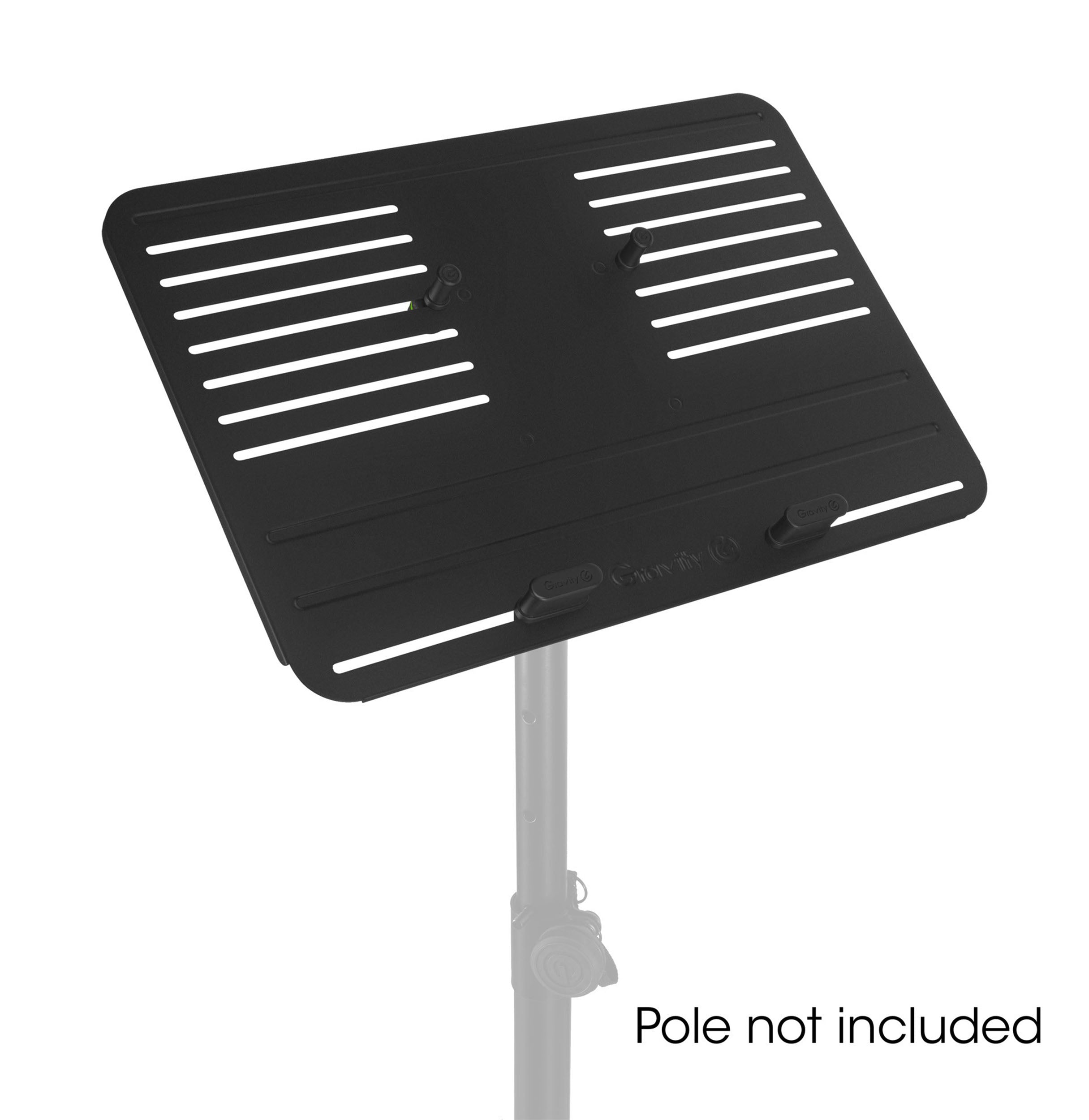 Gravity LTS TRAY 1, Laptop Tray with Adjustable Holding Pins - Hollywood DJ