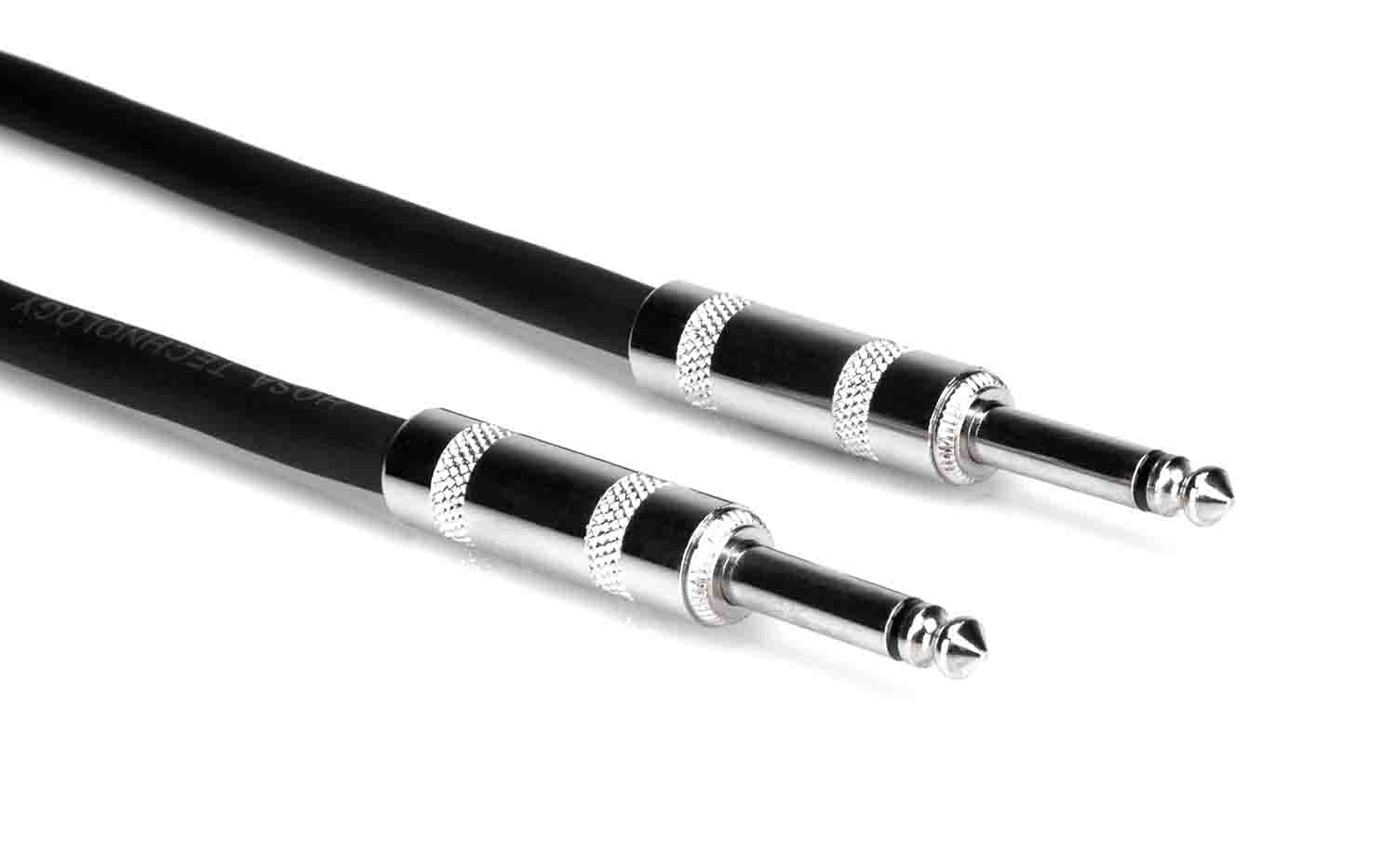 Hosa SKJ-615, 1/4" TS to TS Speaker Cable - 15 Feet - Hollywood DJ