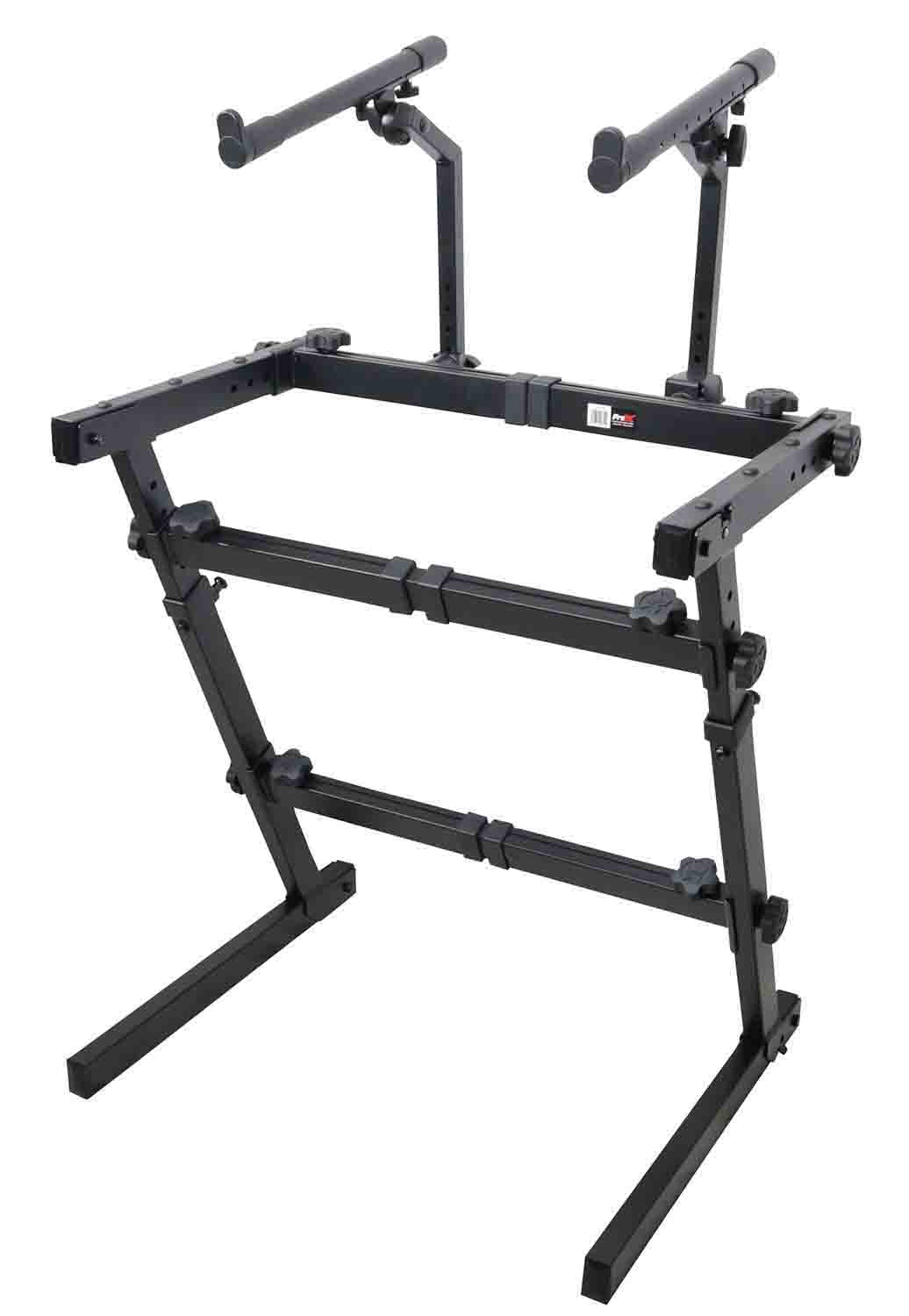 ProX X-ZSTN Heavy Duty Z-Stand Keyboard Case Stand - Hollywood DJ