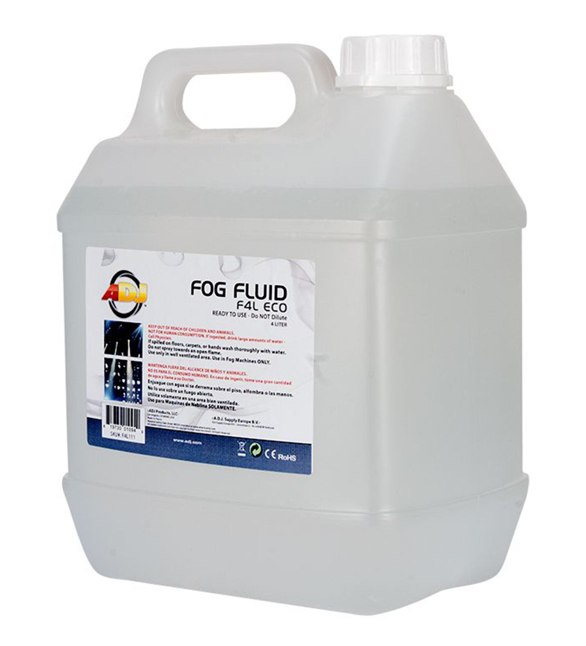 ADJ F4L ECO, Eco Fog Fluid - 4L by ADJ