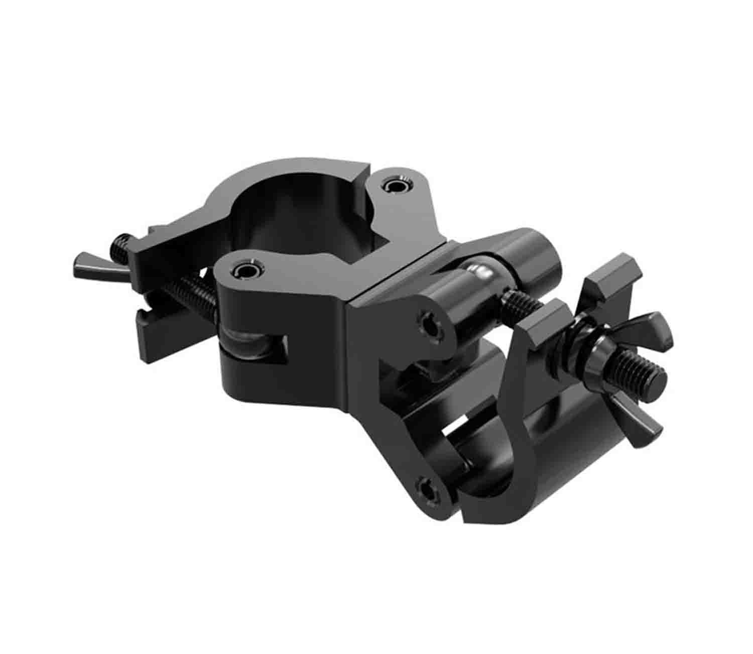 Global Truss X-PRO SWIVEL CLAMP BLK, Extra Heavy Duty 2-Inch Dual Clamp - Black - Hollywood DJ