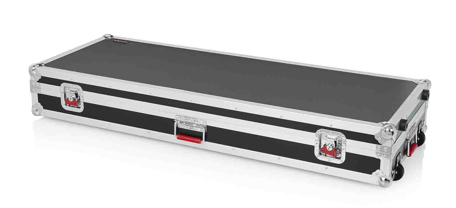 Gator Cases G-TOUR 76V2 Road Case for 76 Note Keyboards with Wheels - Hollywood DJ