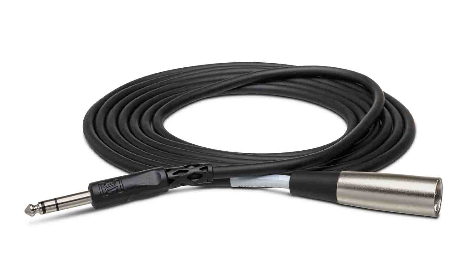 Hosa STX-115M, 1/4" TRS to XLR3M Balanced Interconnect Cable - 15 Feet - Hollywood DJ