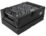 ProX XS-CDBL, DJ Flight Case for Large Format CD-Media Player - Black - Hollywood DJ