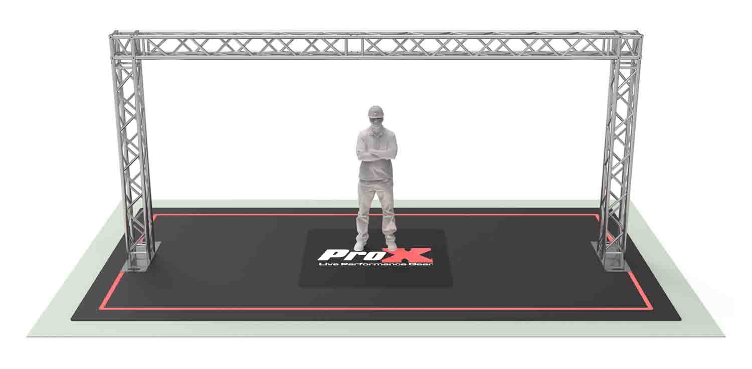 PROX KTP-20X09 Goal Post Truss System - 19.75 Ft W x 9.20 Ft H - K Series Light Duty - Hollywood DJ